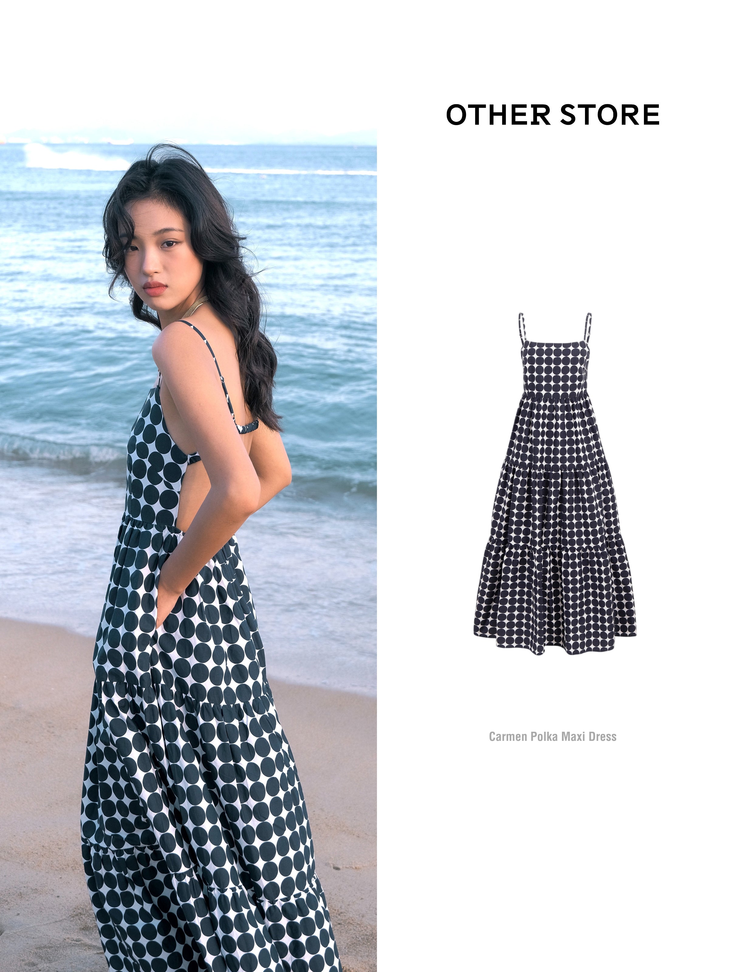 This Blue Polka Dot Maxi Dress Is Selling Faster Than We Expected