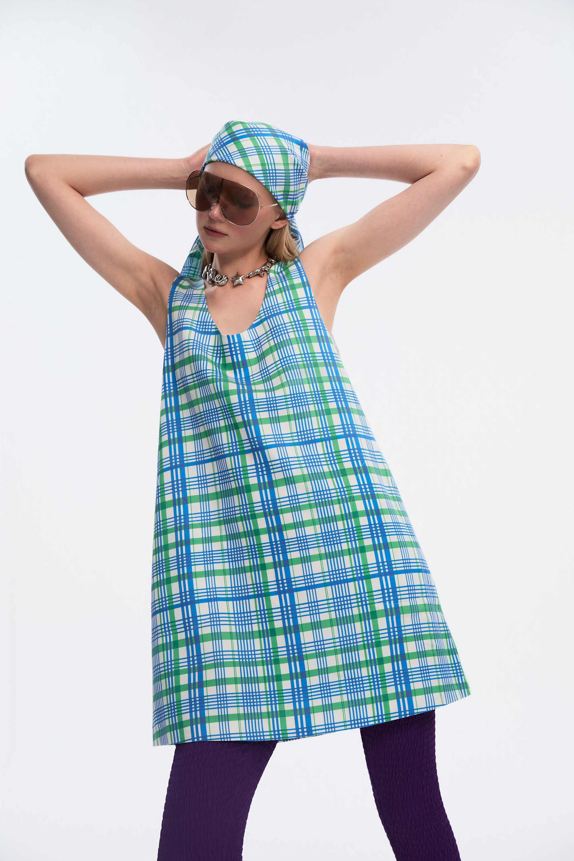 This Check Mini Dress Was Supposed to Be an April Drop and Now It's Everywhere