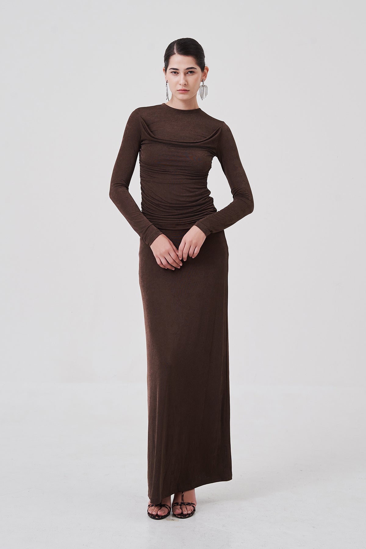 Margot A-Line Maxi Skirt Dusty Cocoa