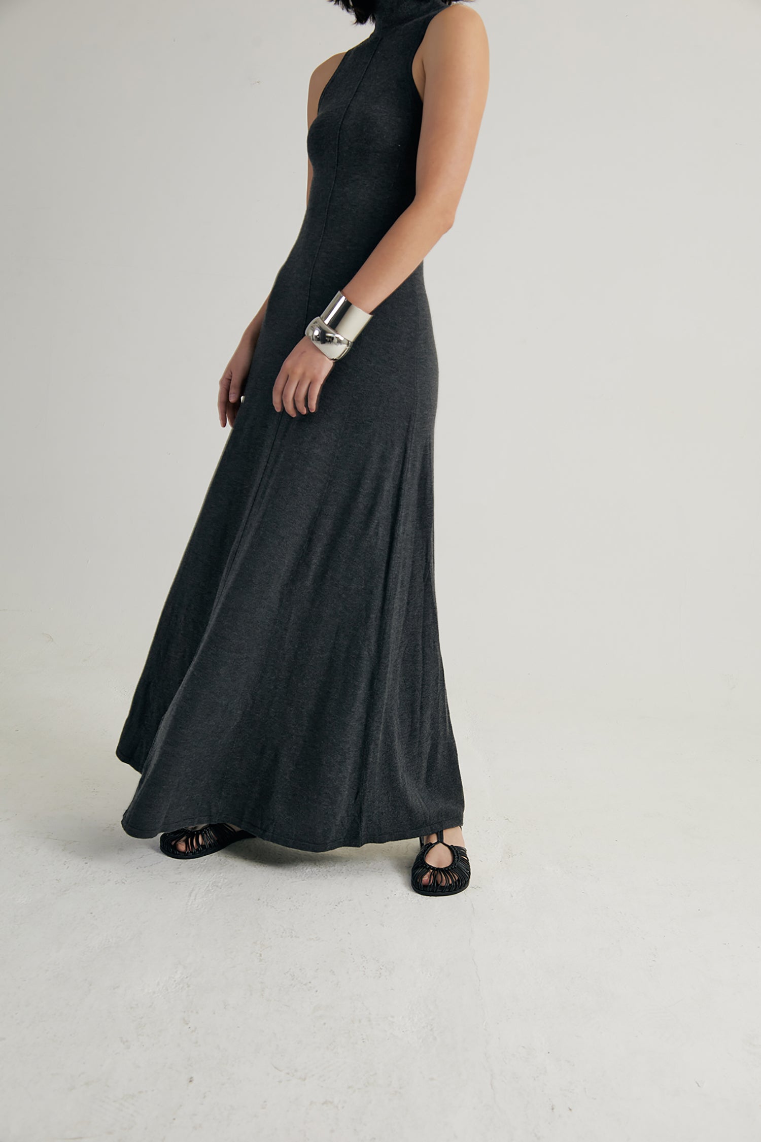 Celia Maxi Dress Gray