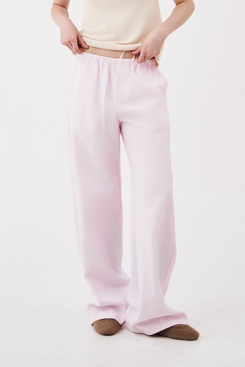 Lennon Drawstring Pants Pink