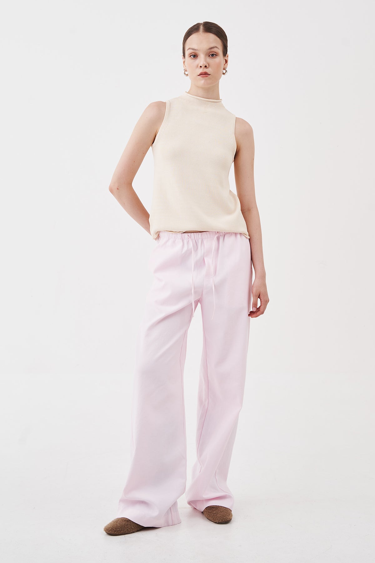 Lennon Drawstring Pants Pink
