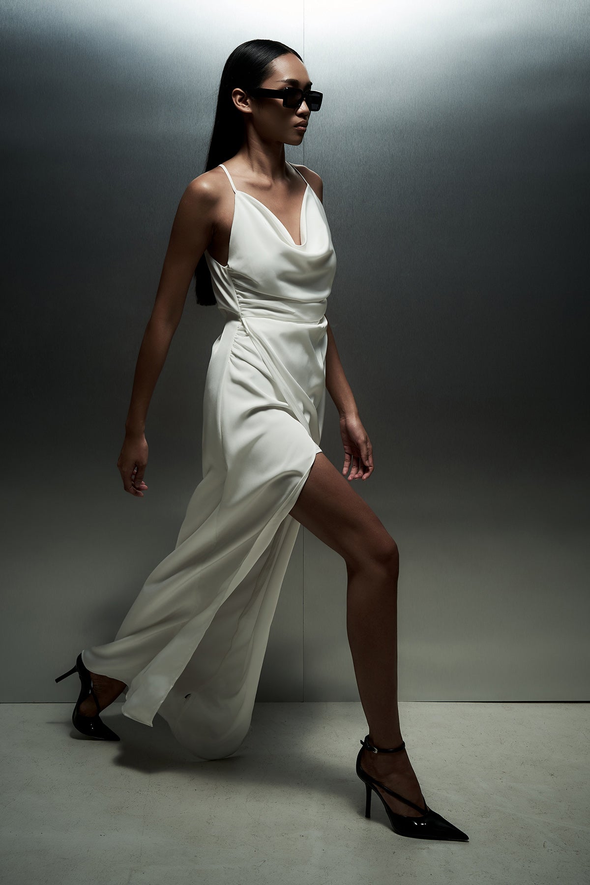 Aurie Draped Maxi Dress