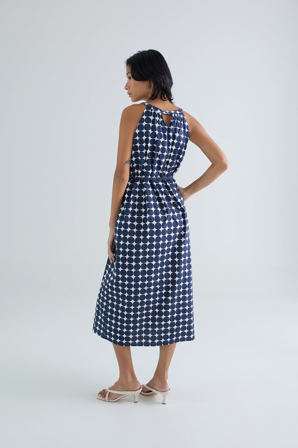 Carmen Polka Midi Dress