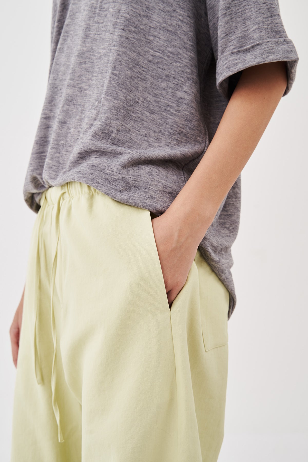 Lennon Drawstring Pants Sage Green