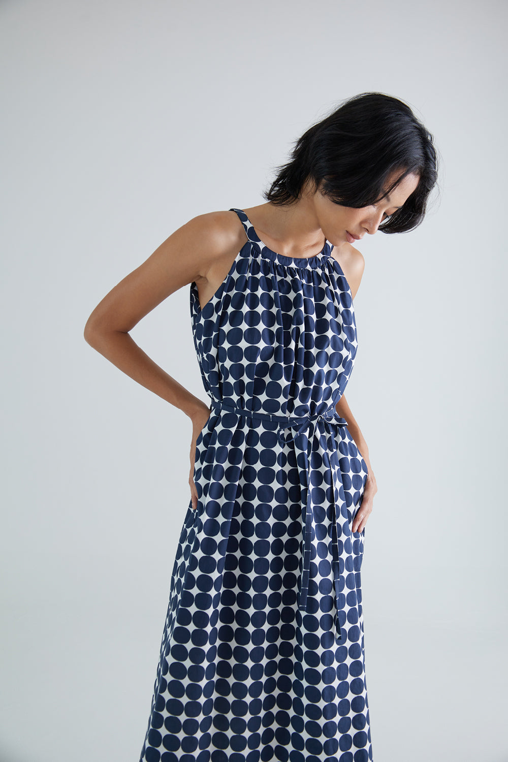 Carmen Polka Midi Dress