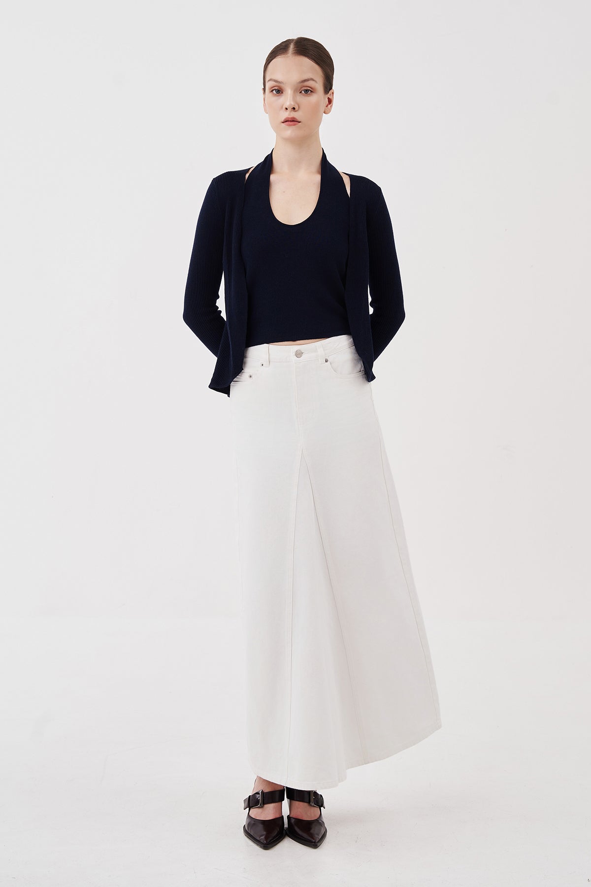 Naya Knit Twinset Navy