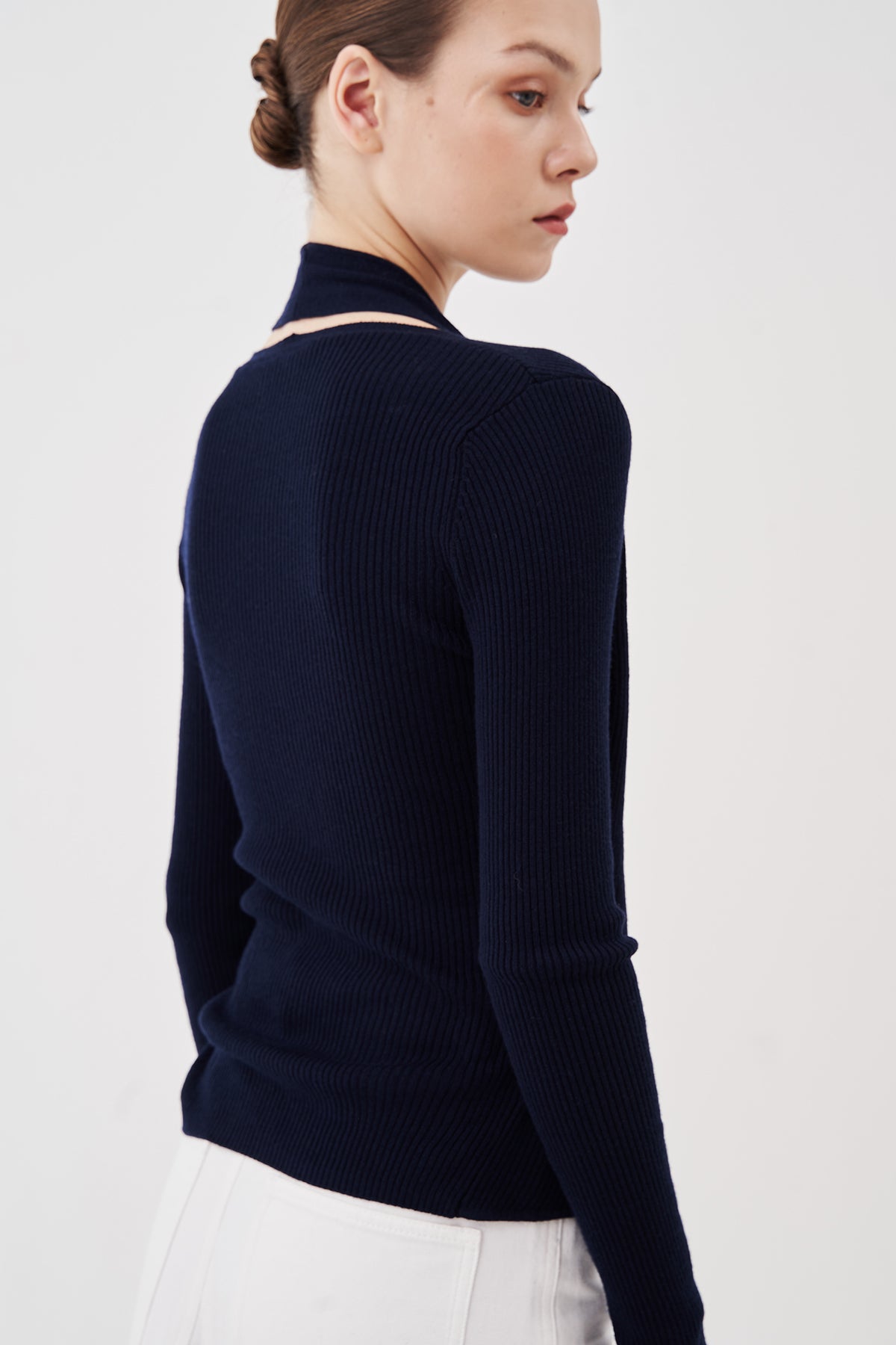 Naya Knit Twinset Navy