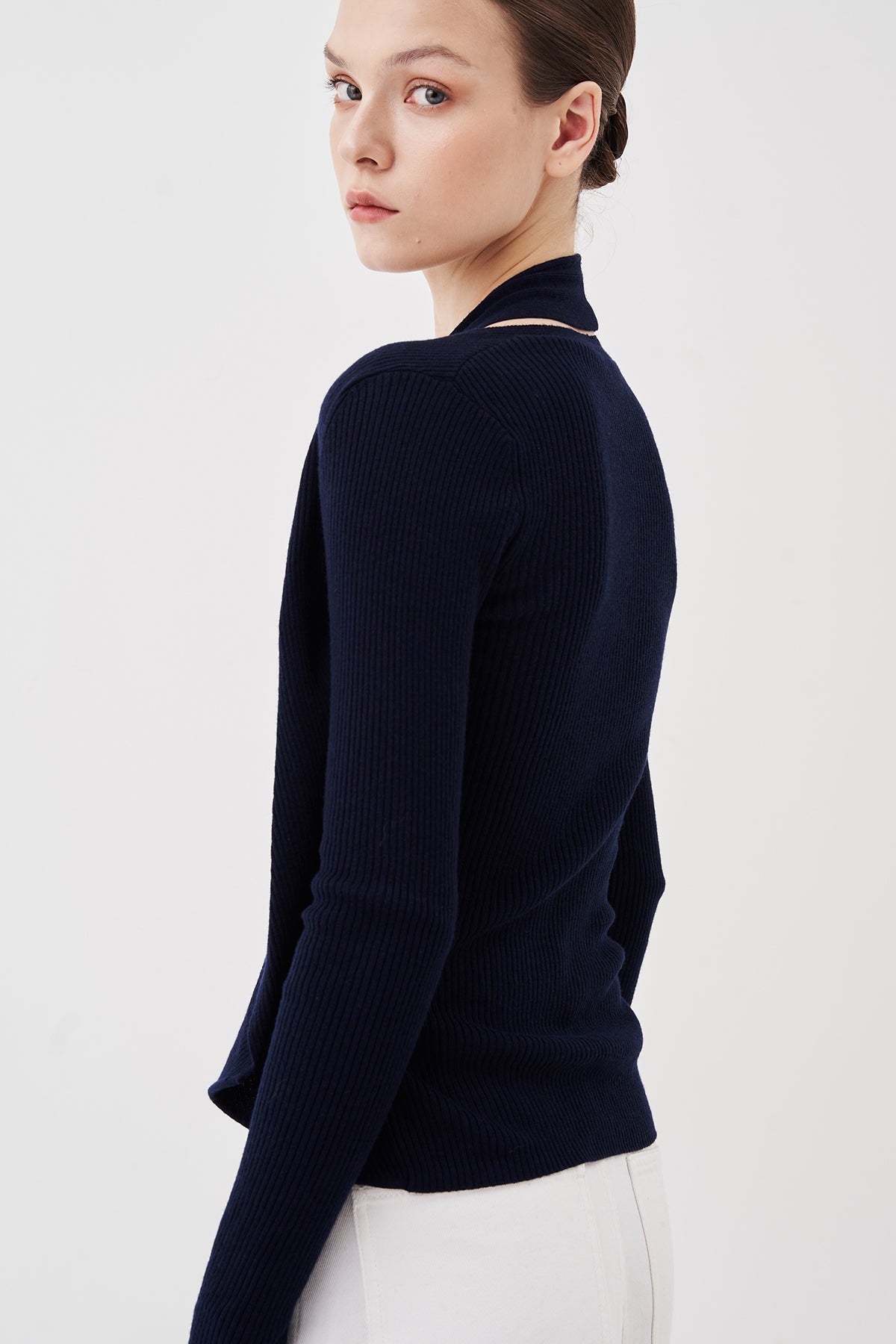Naya Knit Twinset Navy