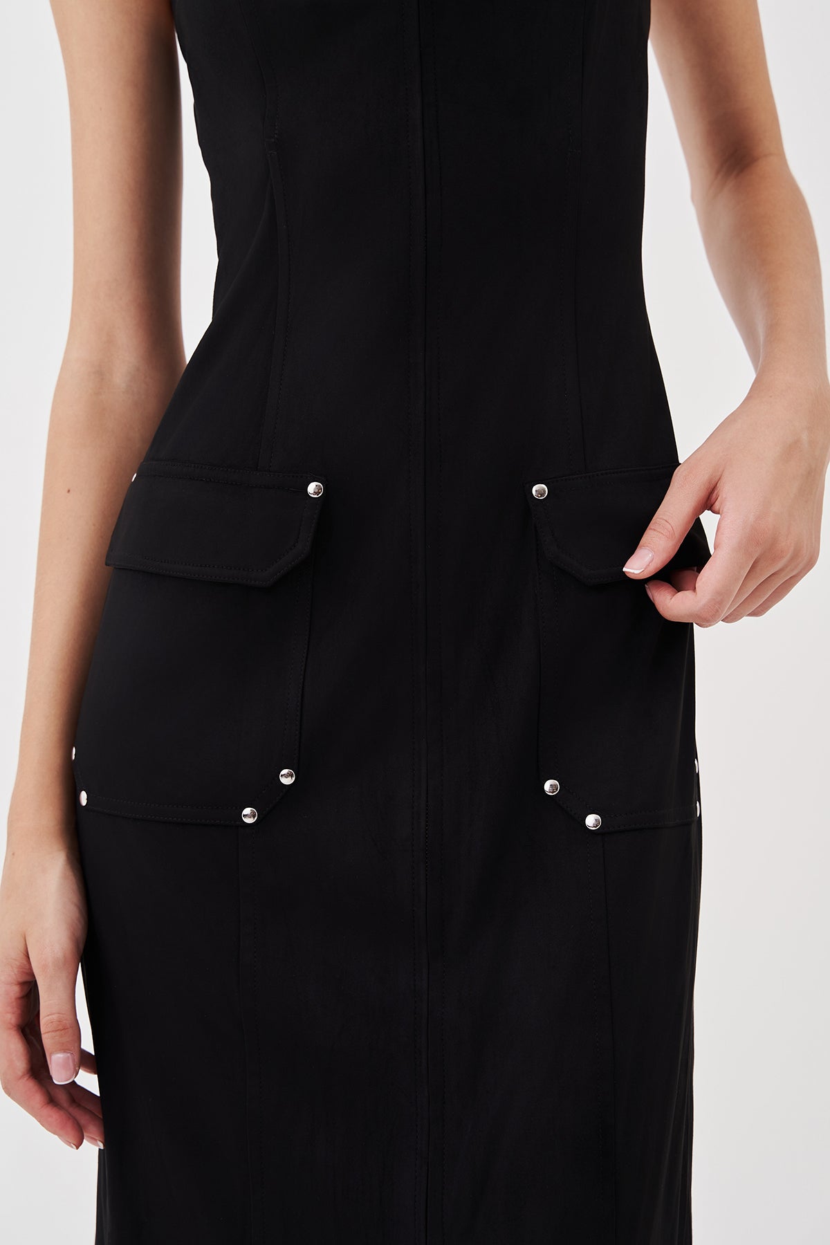 Alina Strapless Midi Dress