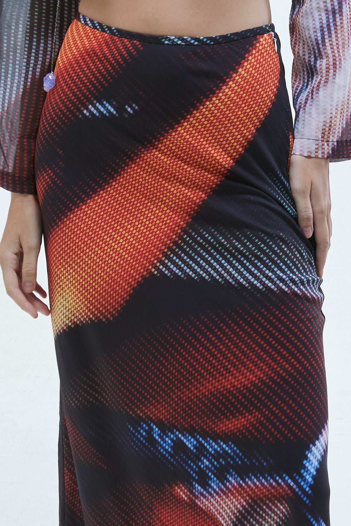 Soleil Printed Maxi Skirt