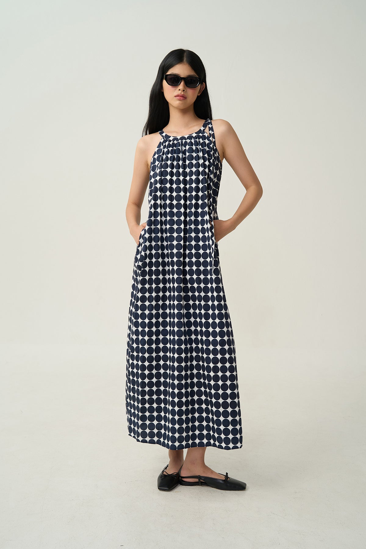 Carmen Polka Midi Dress
