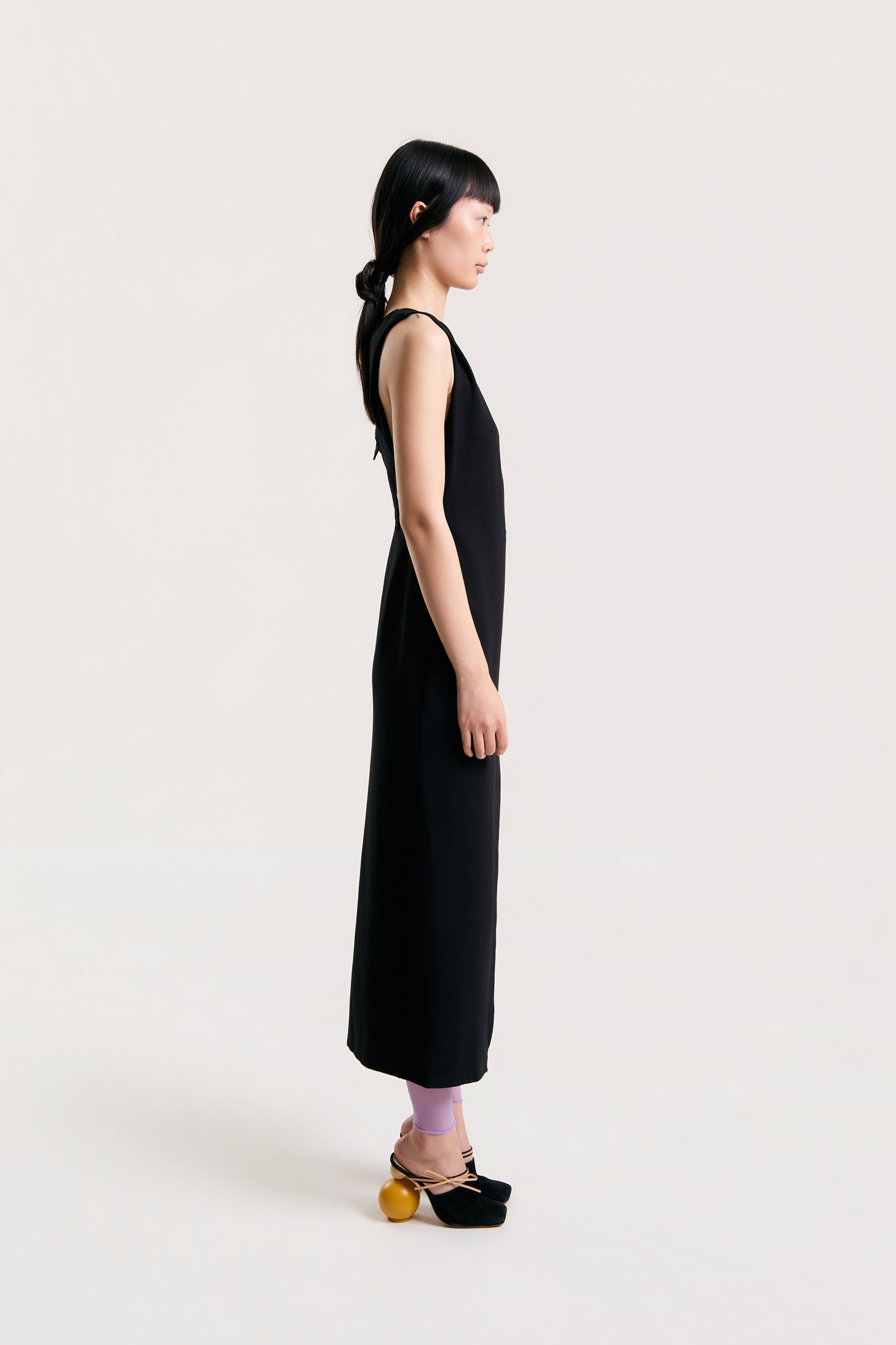 OTHER STORE Interlock Open-Back Midi Dress