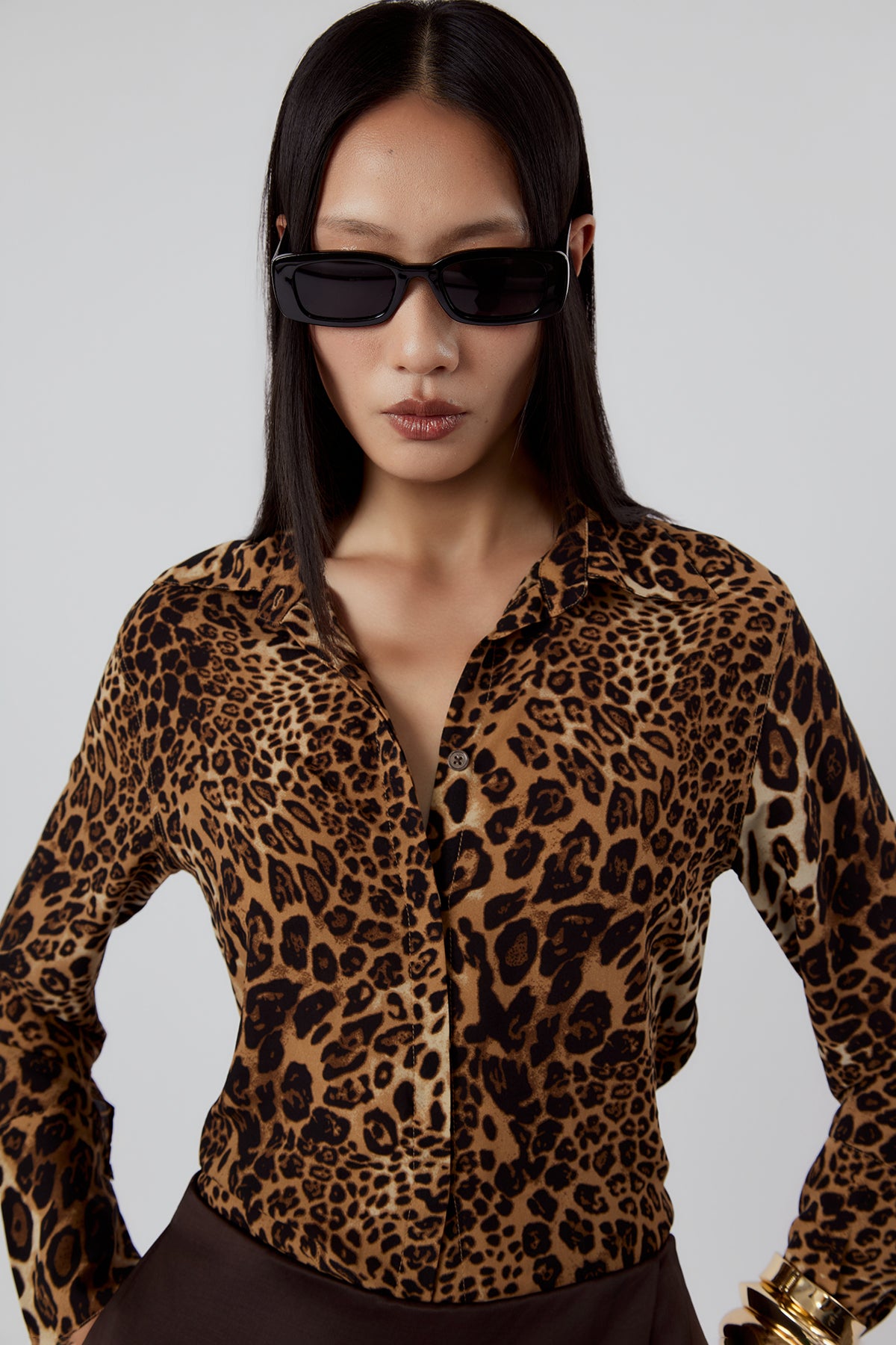OTHER STORE Mireille Leopard Shirt