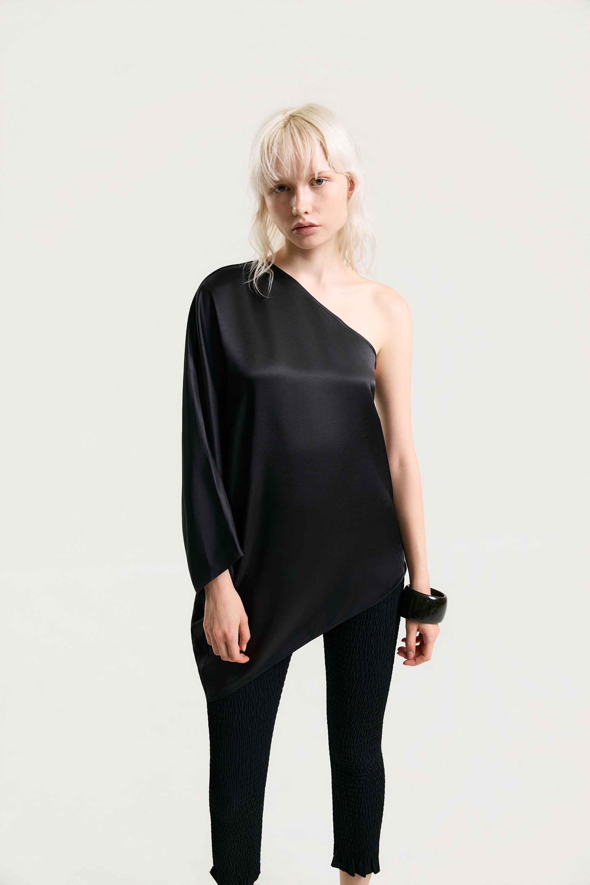 OTHER STORE Nocturne One-Shoulder Blouse