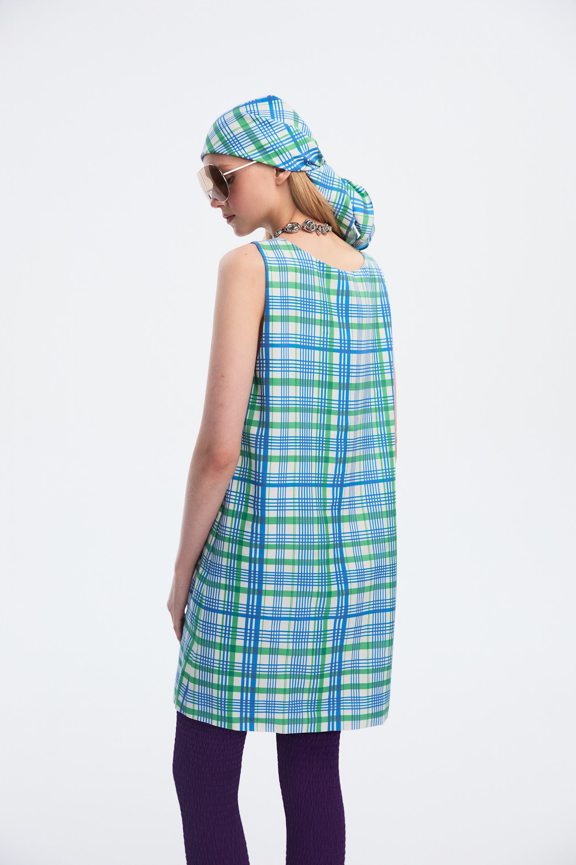 OTHER STORE Eden Low-Neck Lyocell A-Line Mini Dress