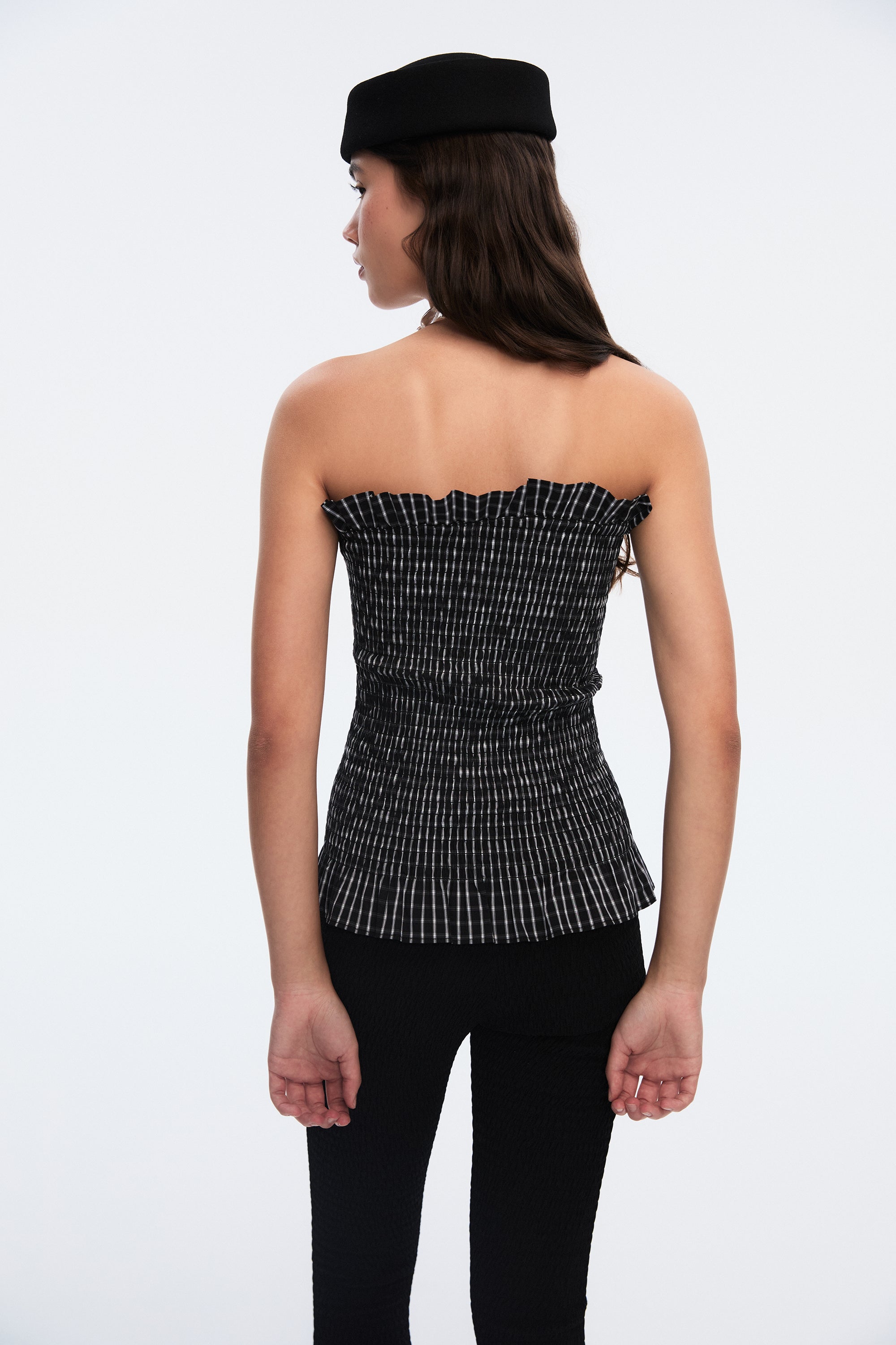 OTHER STORE Aria Smocked Strapless Top