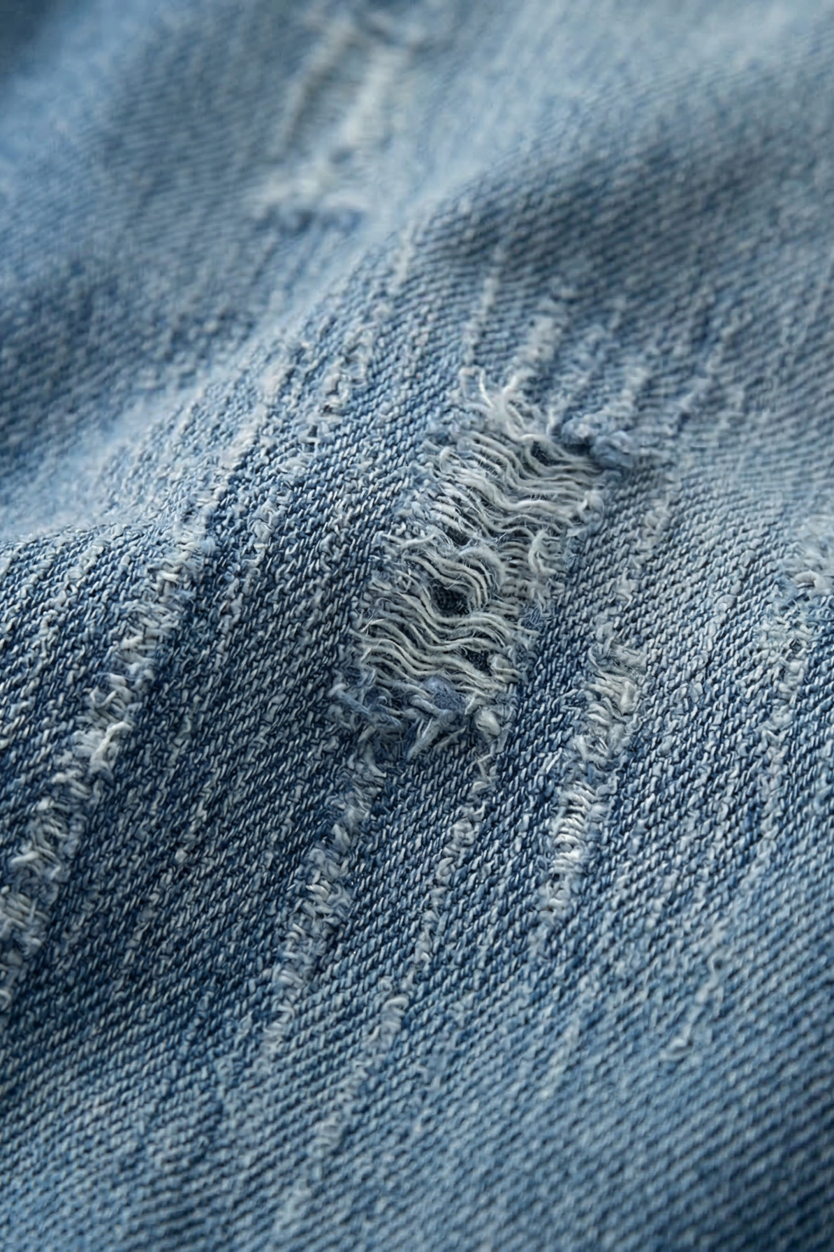 OTHER STORE Trace Embroidered Patchwork Vintage Jeans