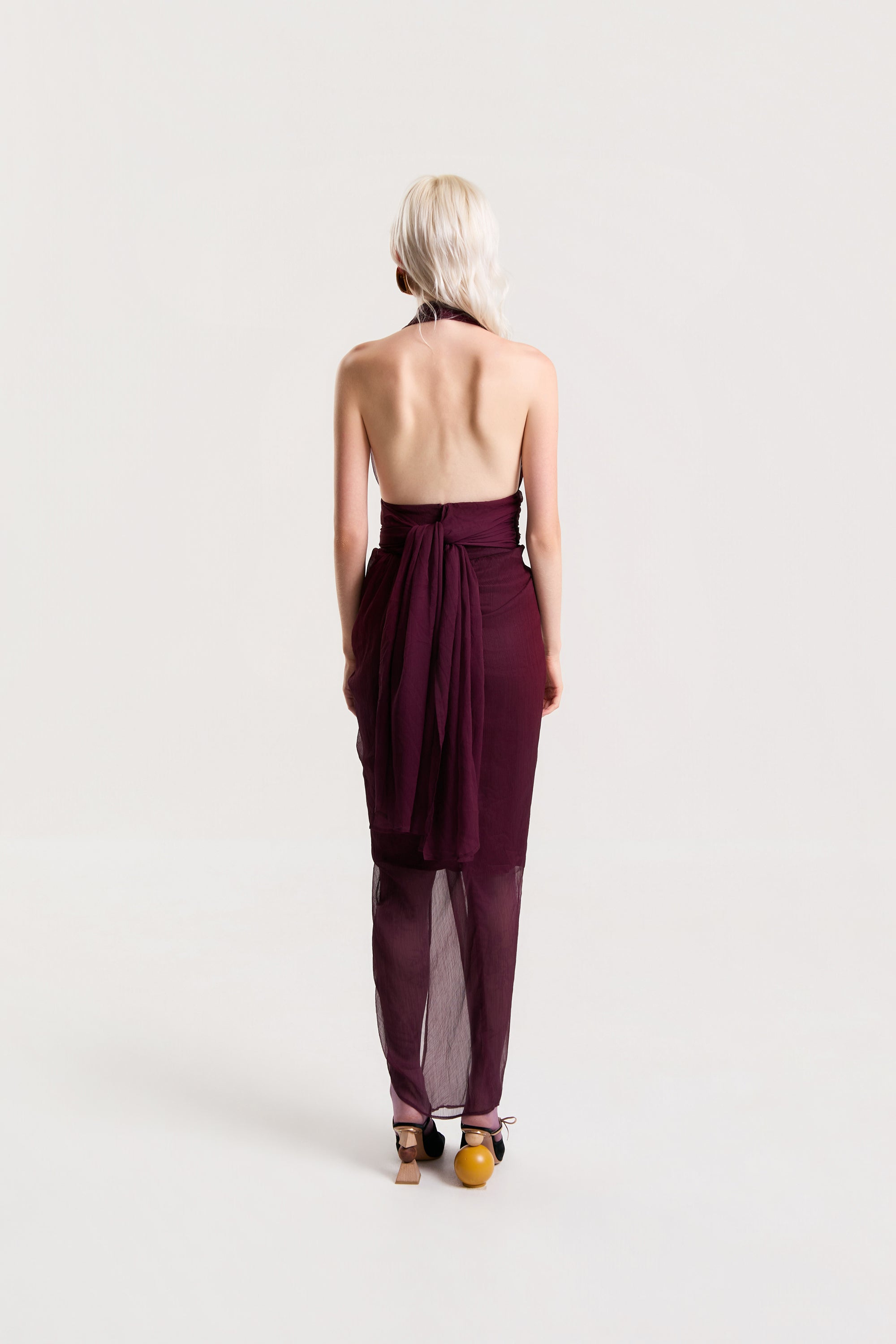 OTHER STORE Seraphine Draped Halter Dress