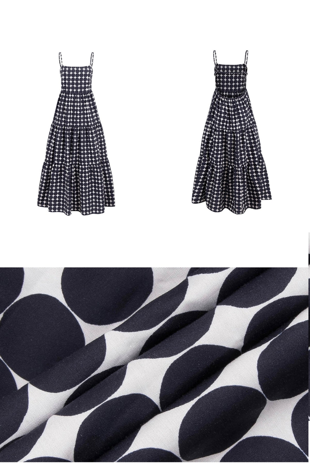 OTHER STORE Carmen Polka Maxi Dress