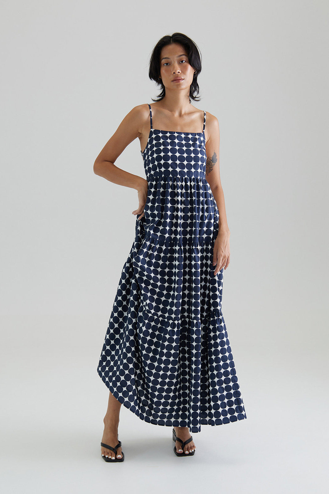 OTHER STORE Carmen Polka Maxi Dress