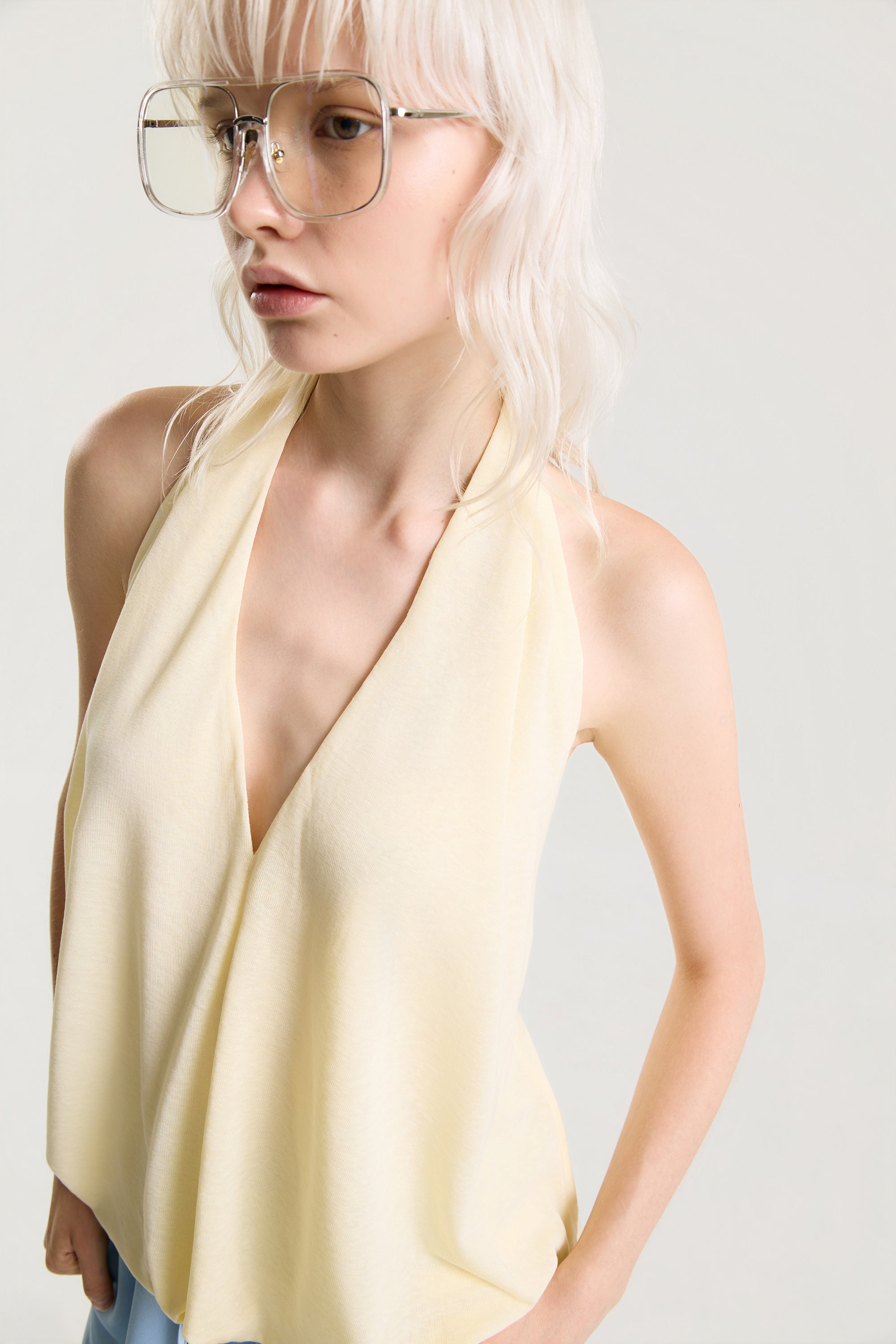 Halter Top Styling Feels More Expensive When the Shape Does Not Cling