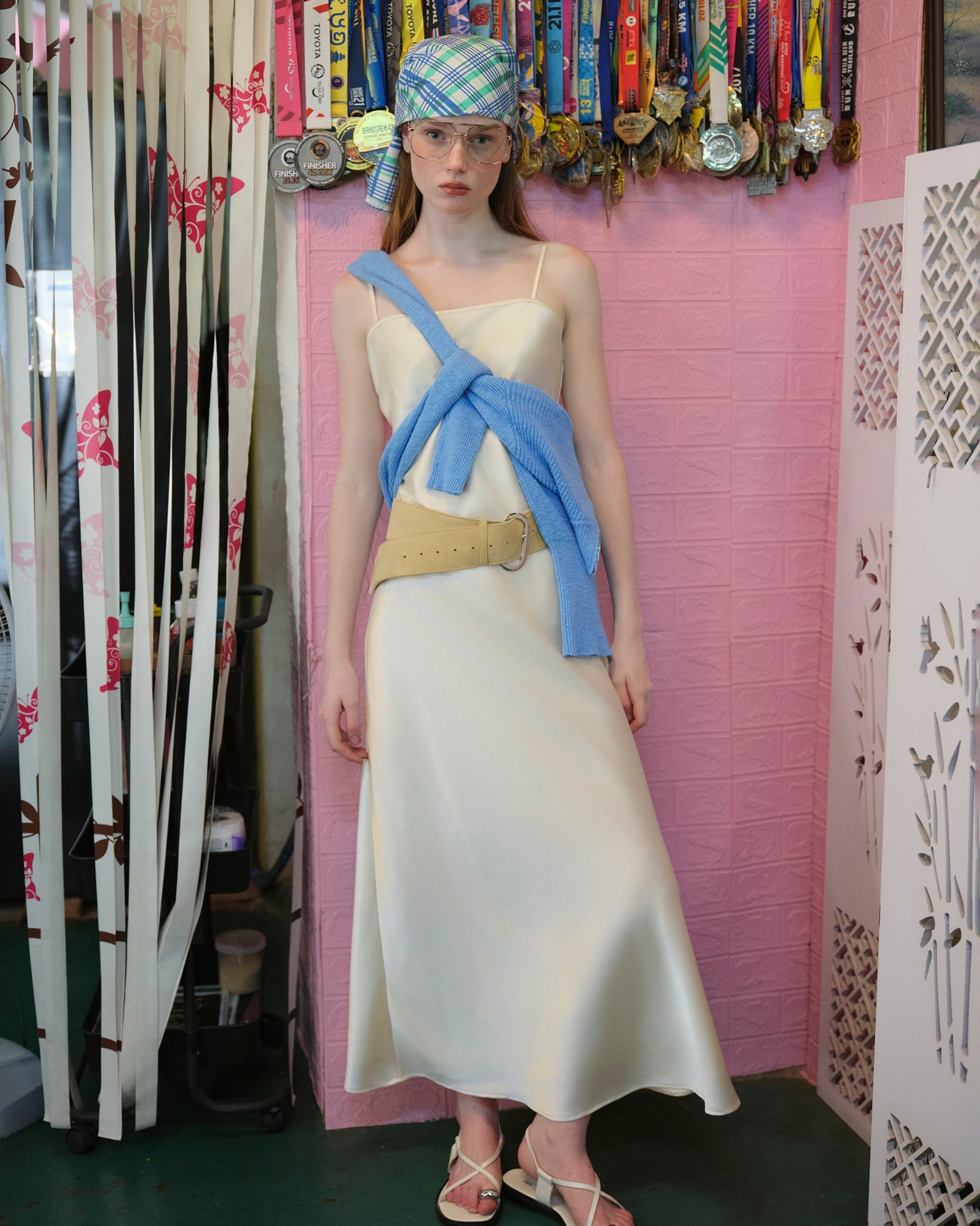 A Silver Mist Slip Dress That Gives Summer Dresses a Sharper Evening Option