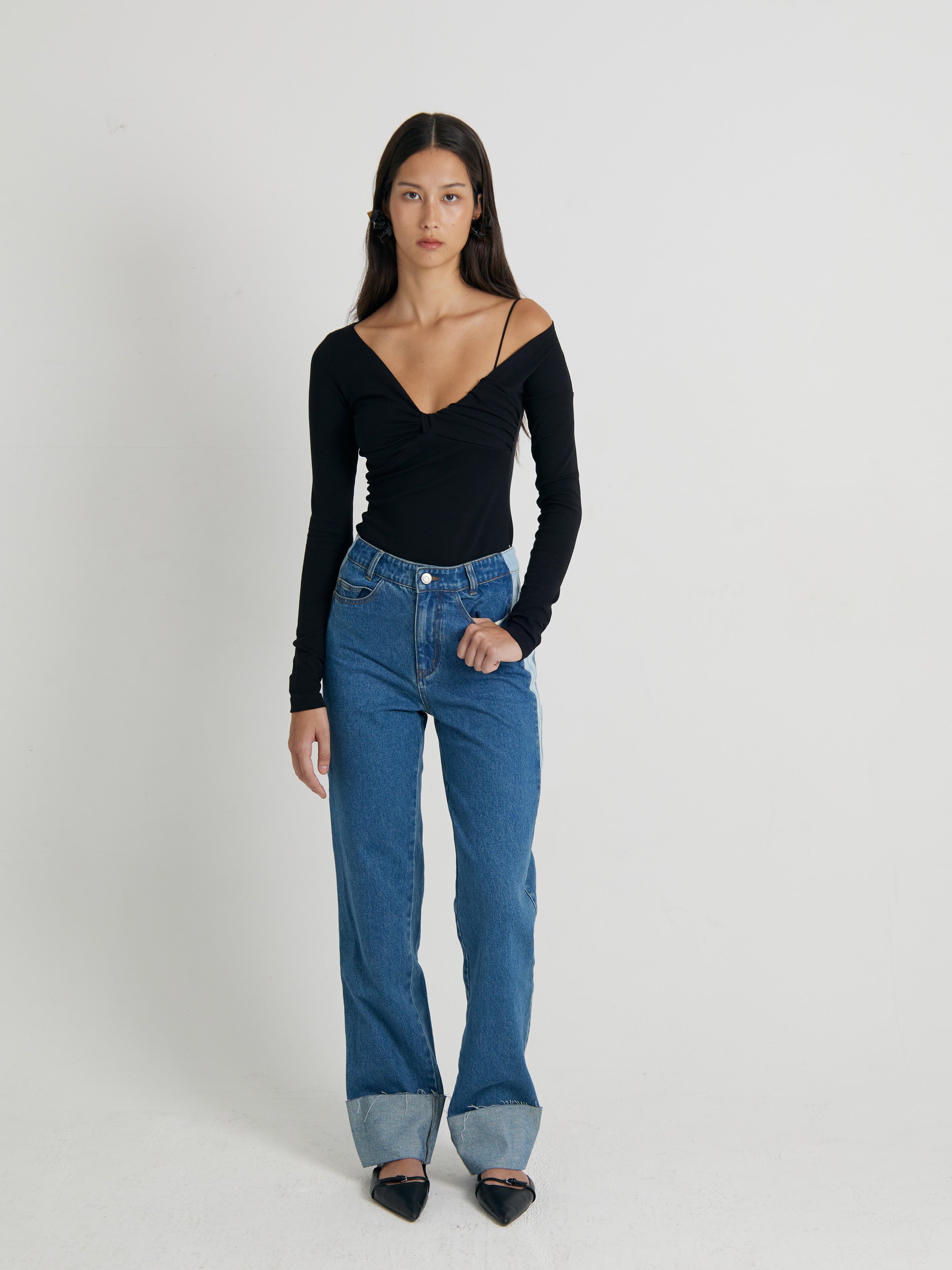 Lila Lyocell Top