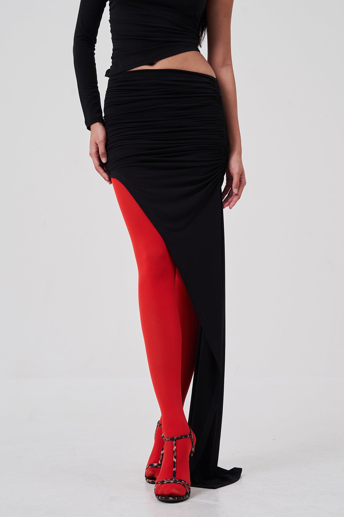 Selma Asymmetrical Drape Skirt