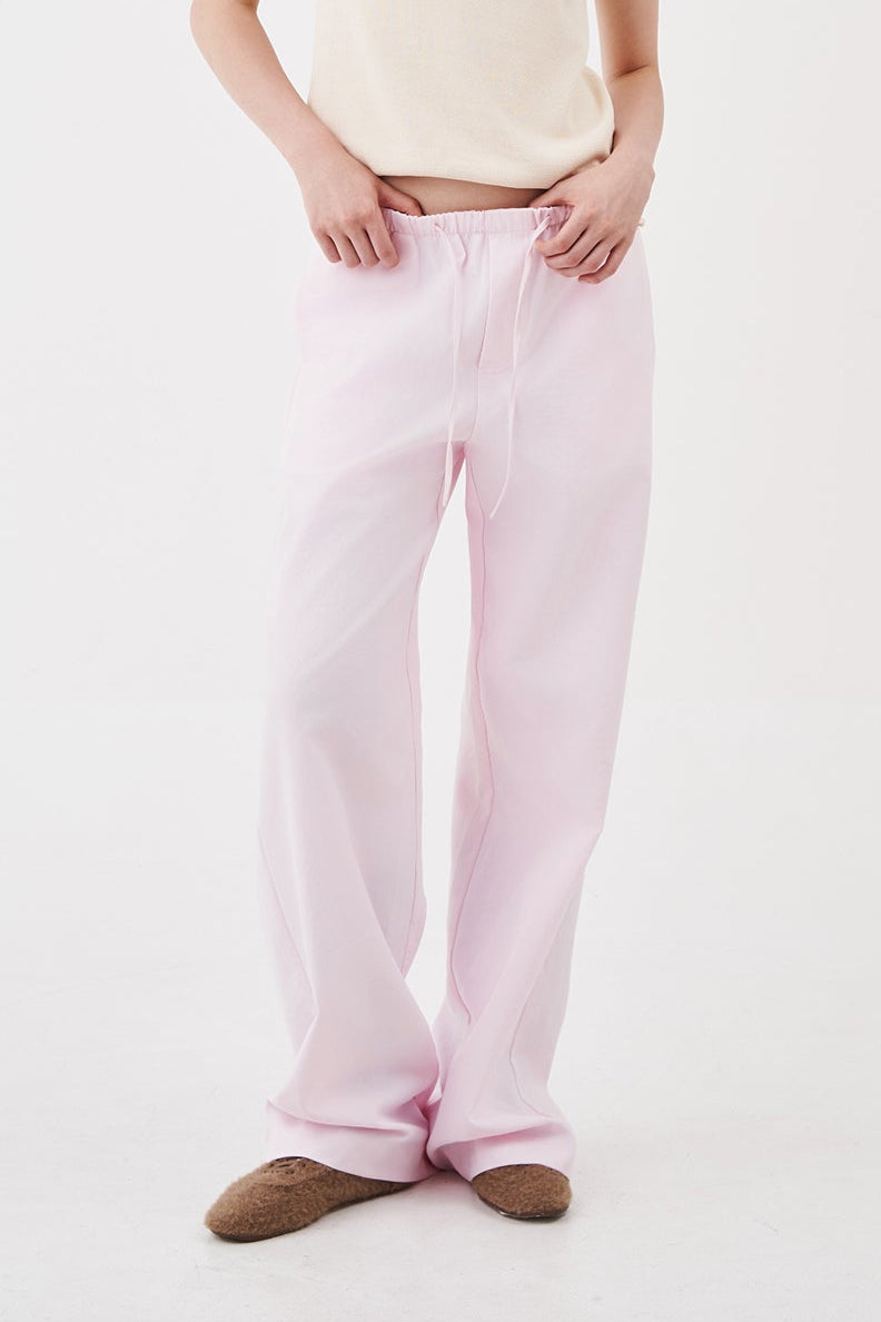 Lennon Drawstring Pants Pink