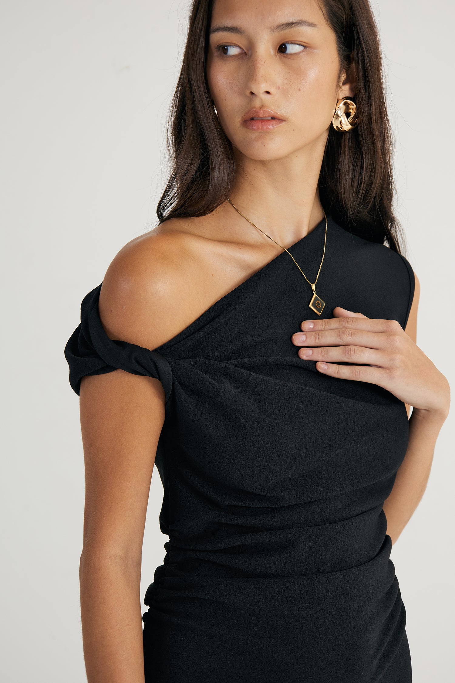 Elise Asymmetric Dress