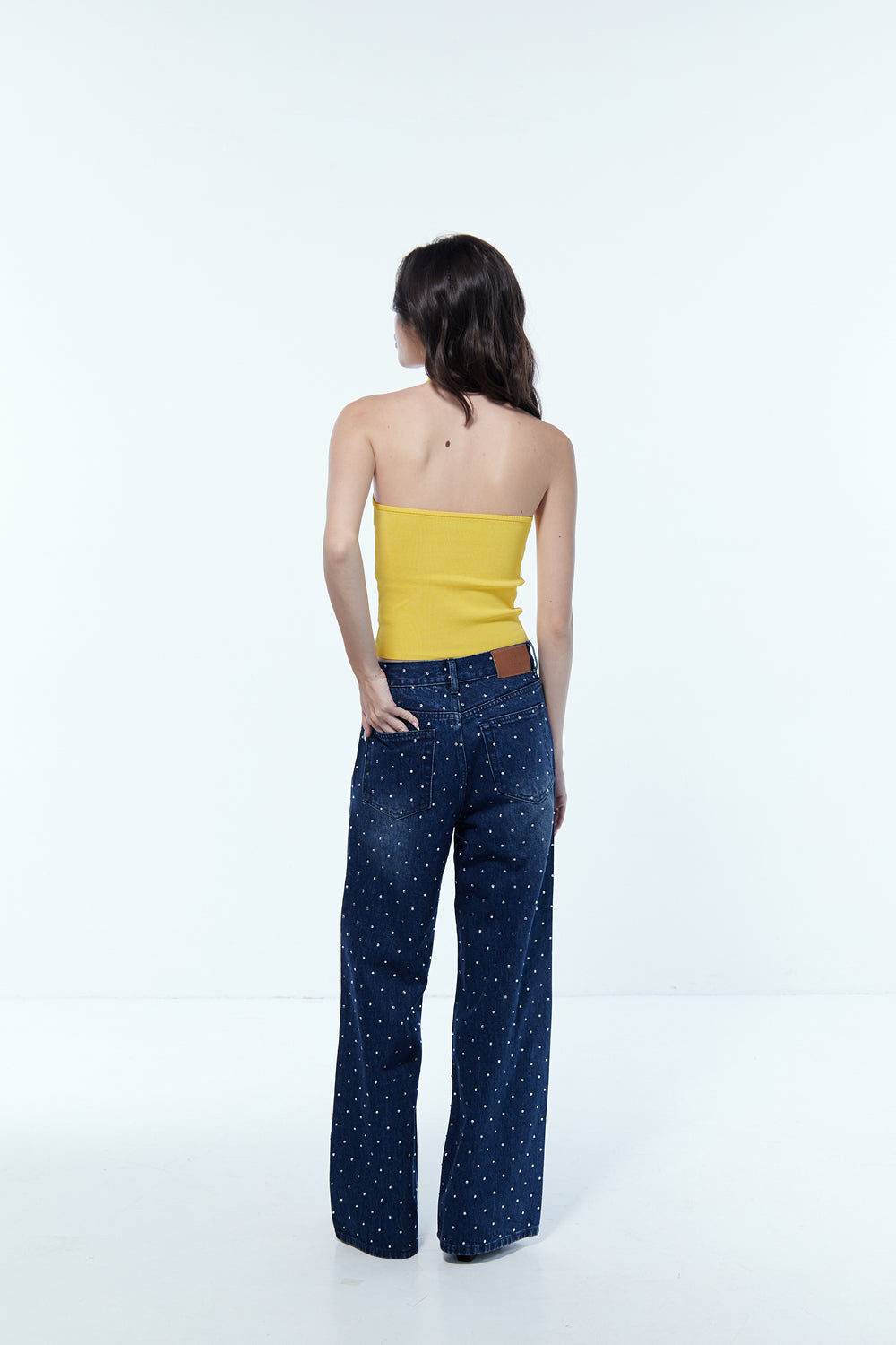 Zadie Halter Knit Tank Sunbeam Yellow