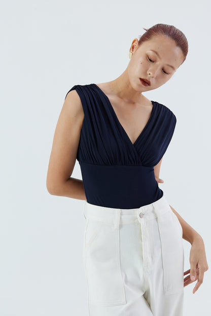 Evangeline Draped Bodysuit