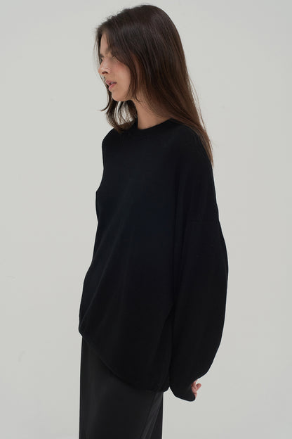 Celine Lantern Sleeve Sweater