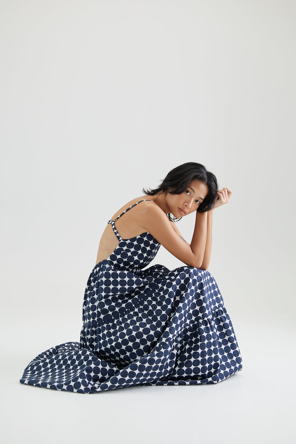 Carmen Polka Maxi Dress
