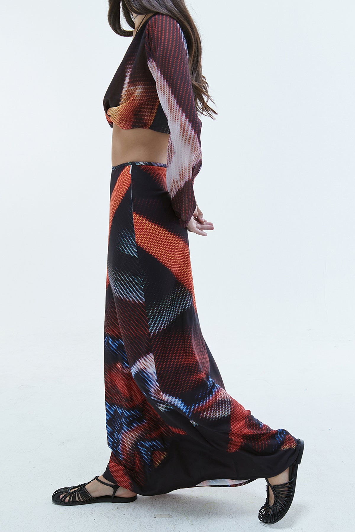 Soleil Printed Maxi Skirt