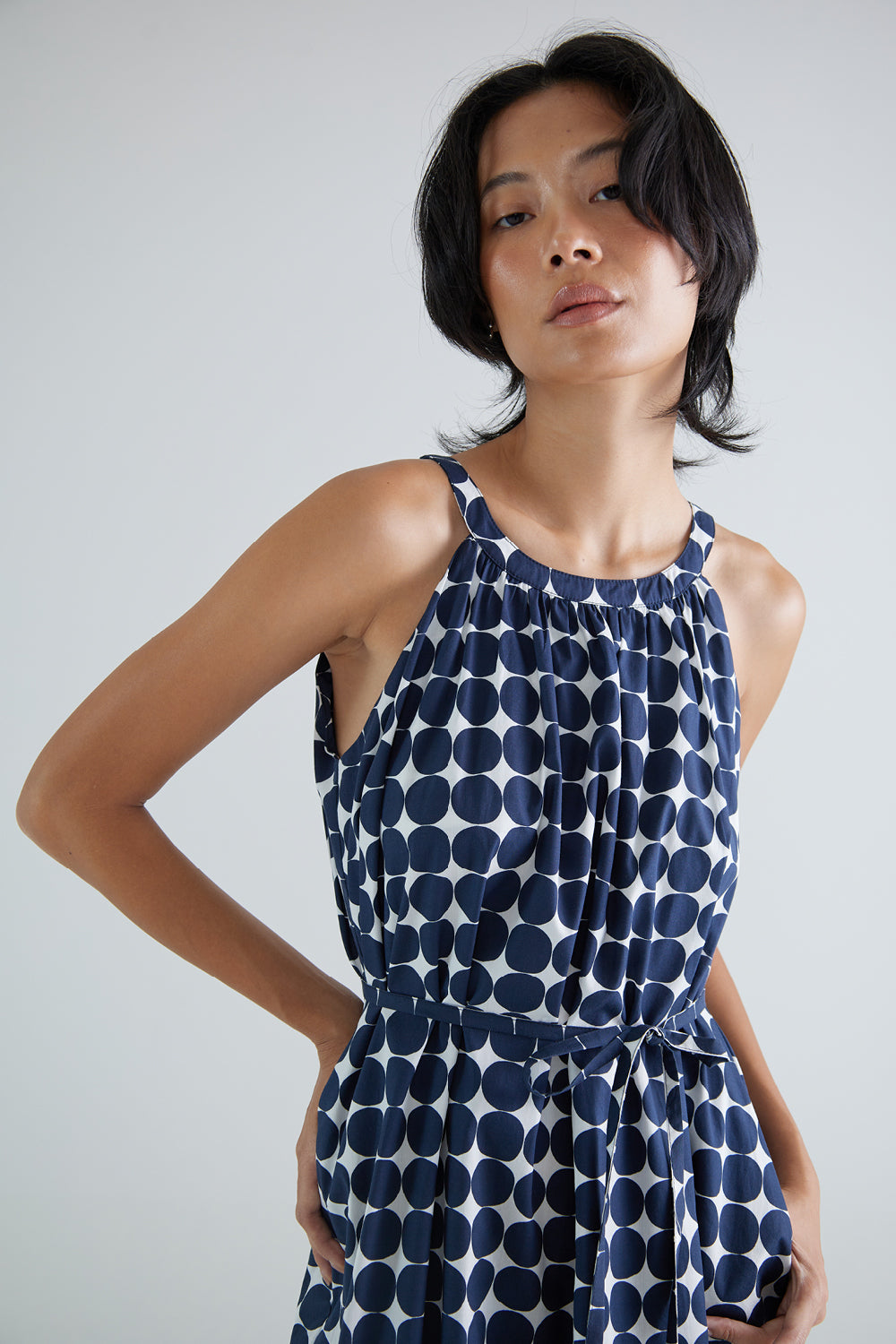 Carmen Polka Midi Dress