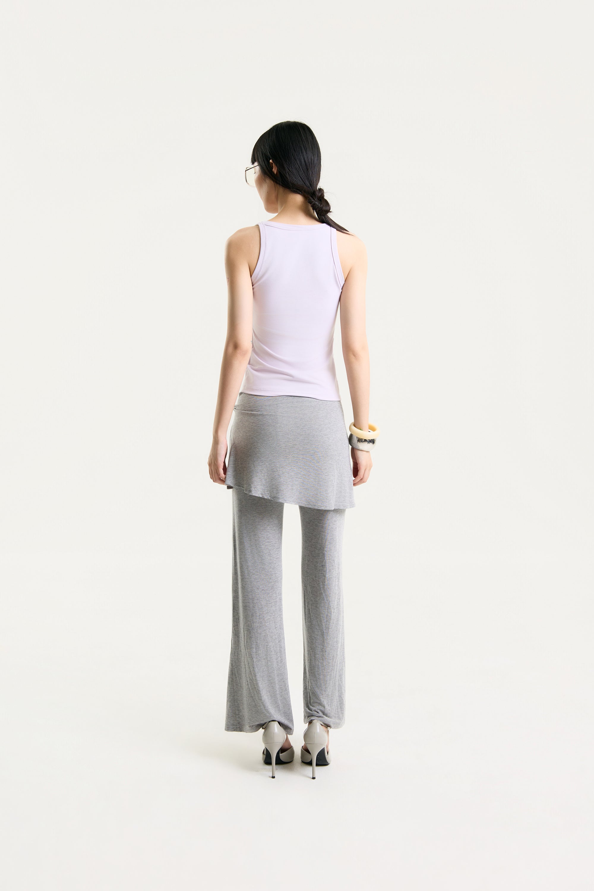 OTHER STORE Aveline Sculpt Tank in Soft Lilac