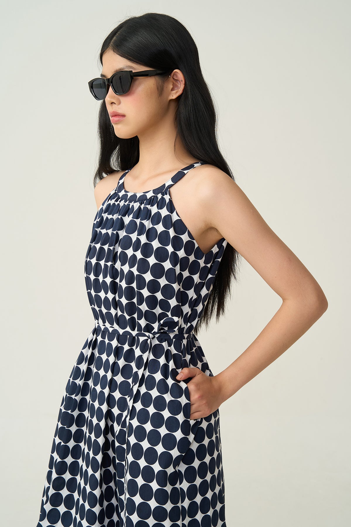 Carmen Polka Midi Dress