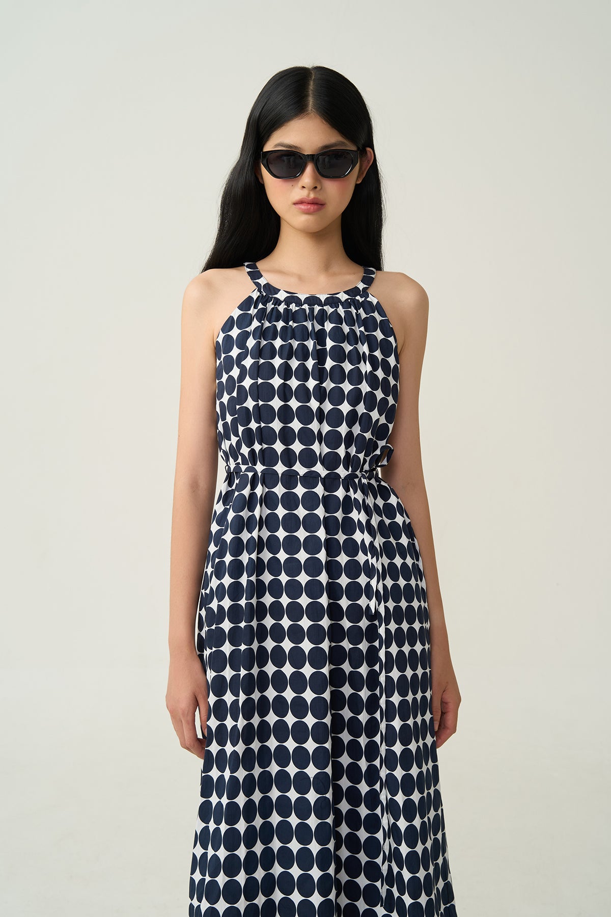 Carmen Polka Midi Dress
