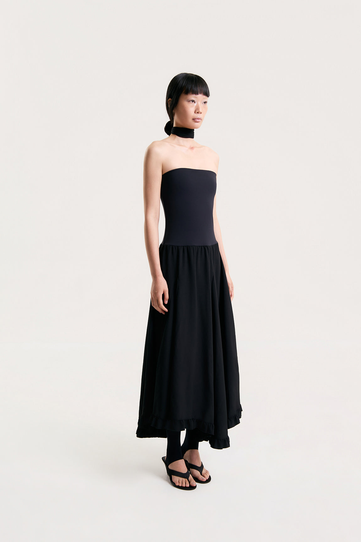 OTHER STORE Celeste Strapless Contrast Maxi Dress
