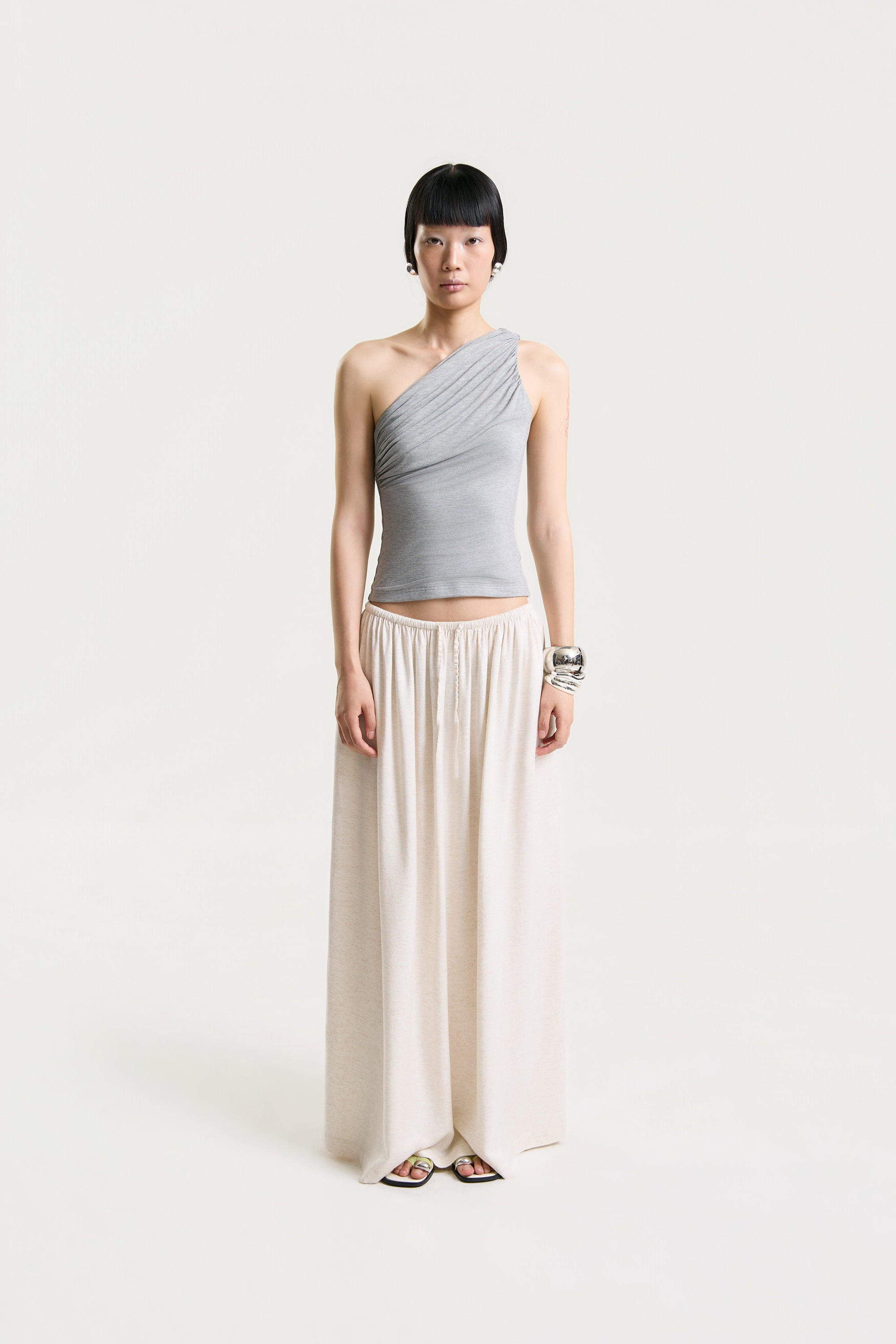 OTHER STORE Drift Linen Drawstring Maxi Skirt