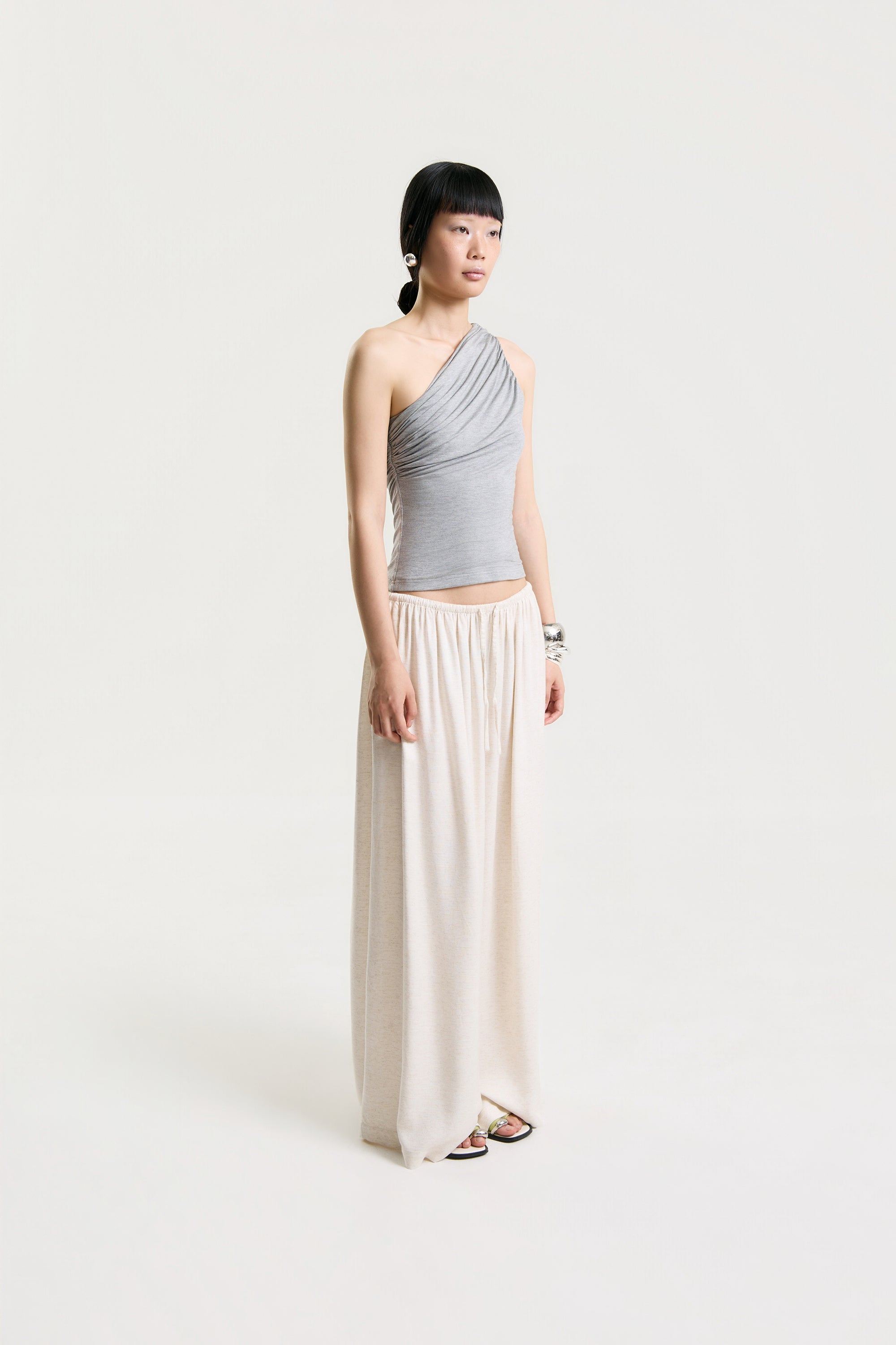 OTHER STORE Drift Linen Drawstring Maxi Skirt