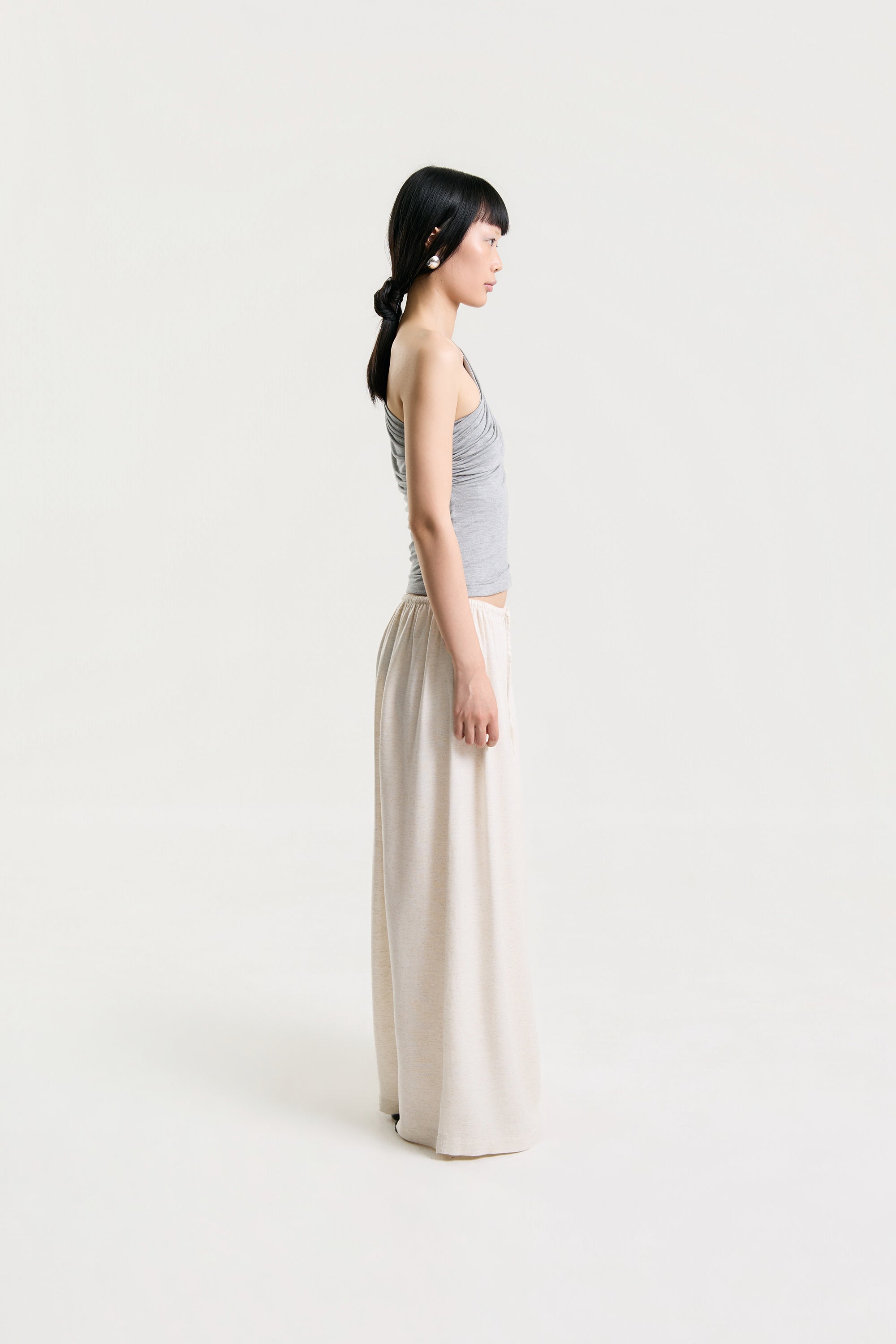 OTHER STORE Drift Linen Drawstring Maxi Skirt