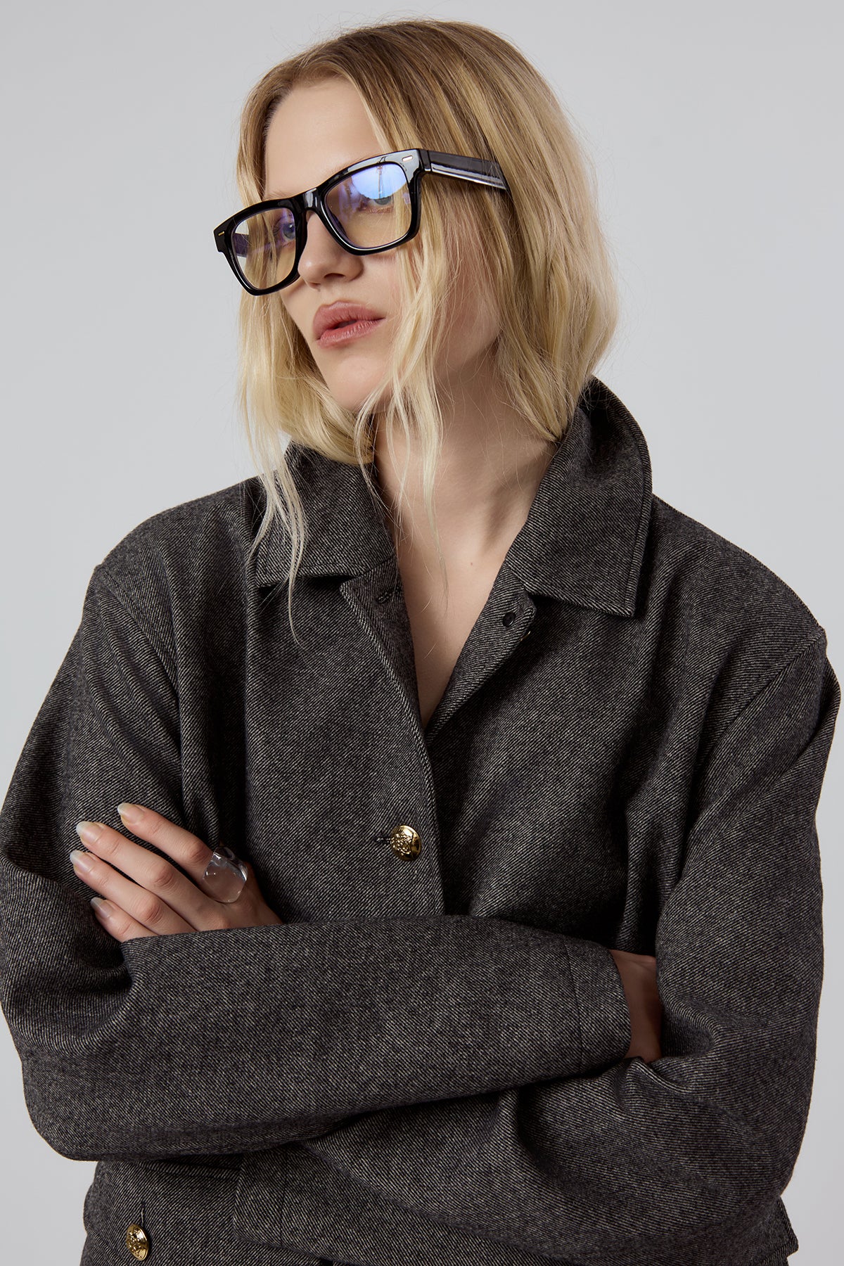OTHER STORE Elara Oversized Utility Wool-Blend Jacket