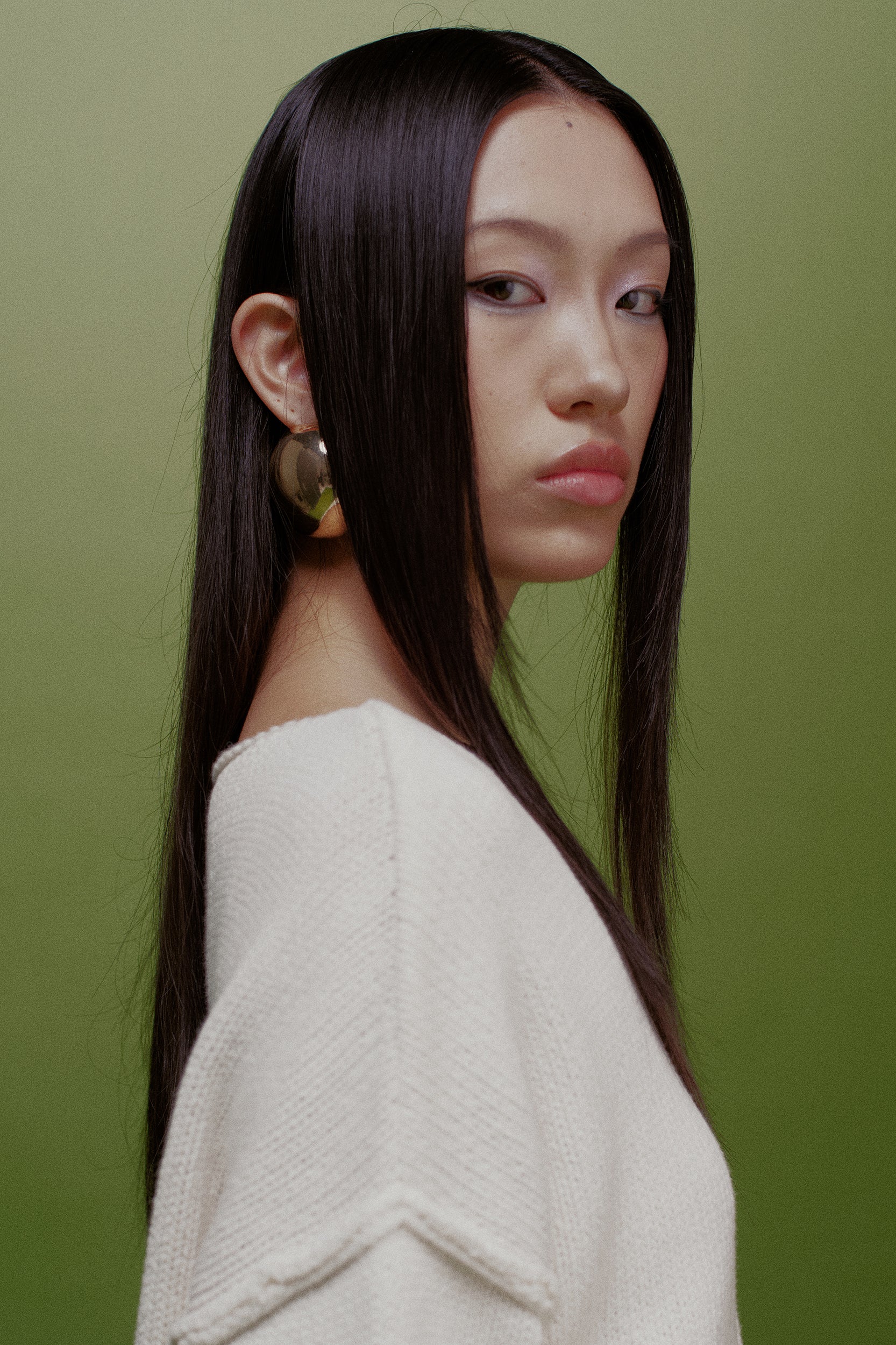 Elsa Seam-Detailed Slouchy Cotton Sweater