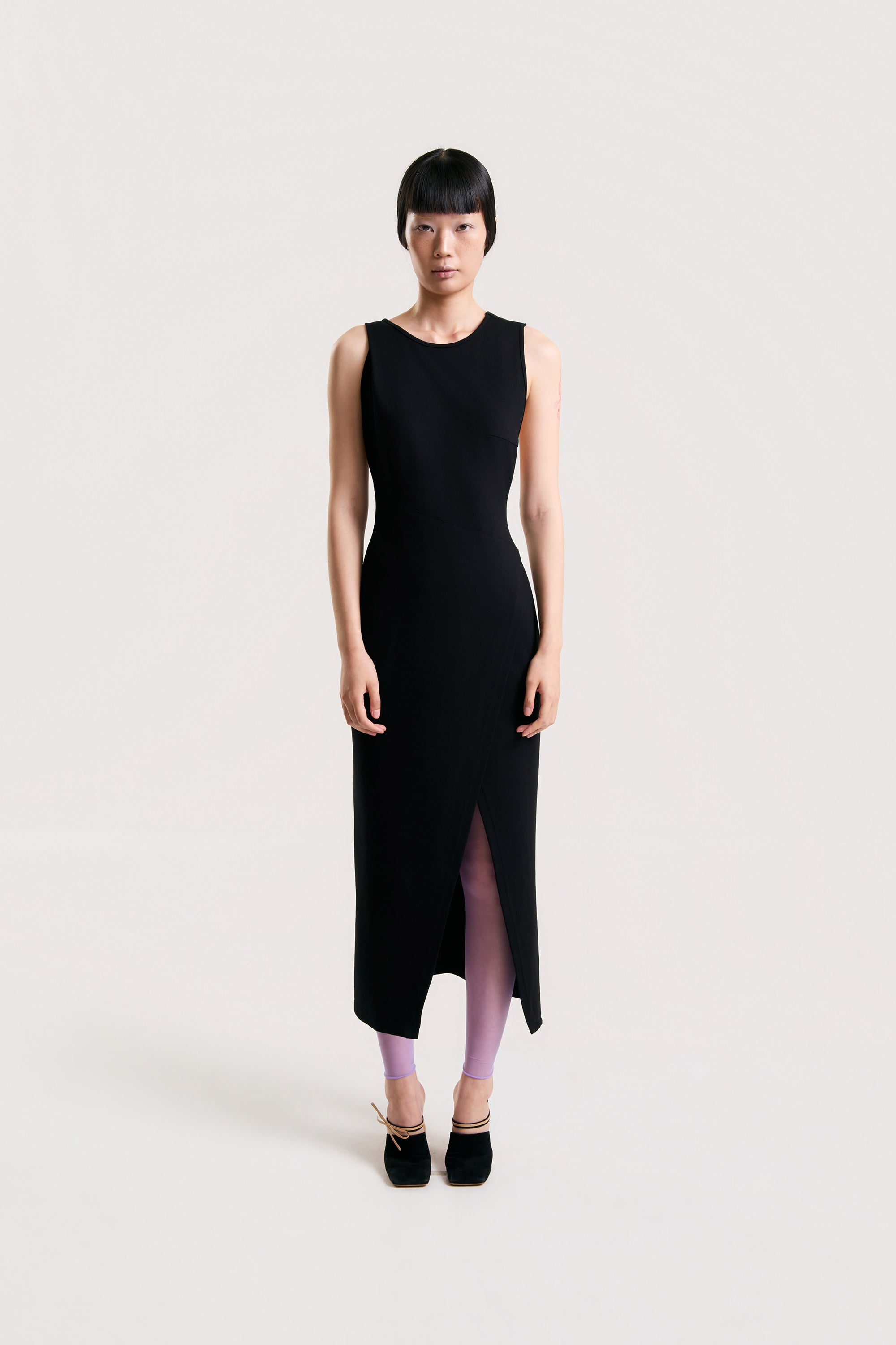 OTHER STORE Interlock Open-Back Midi Dress