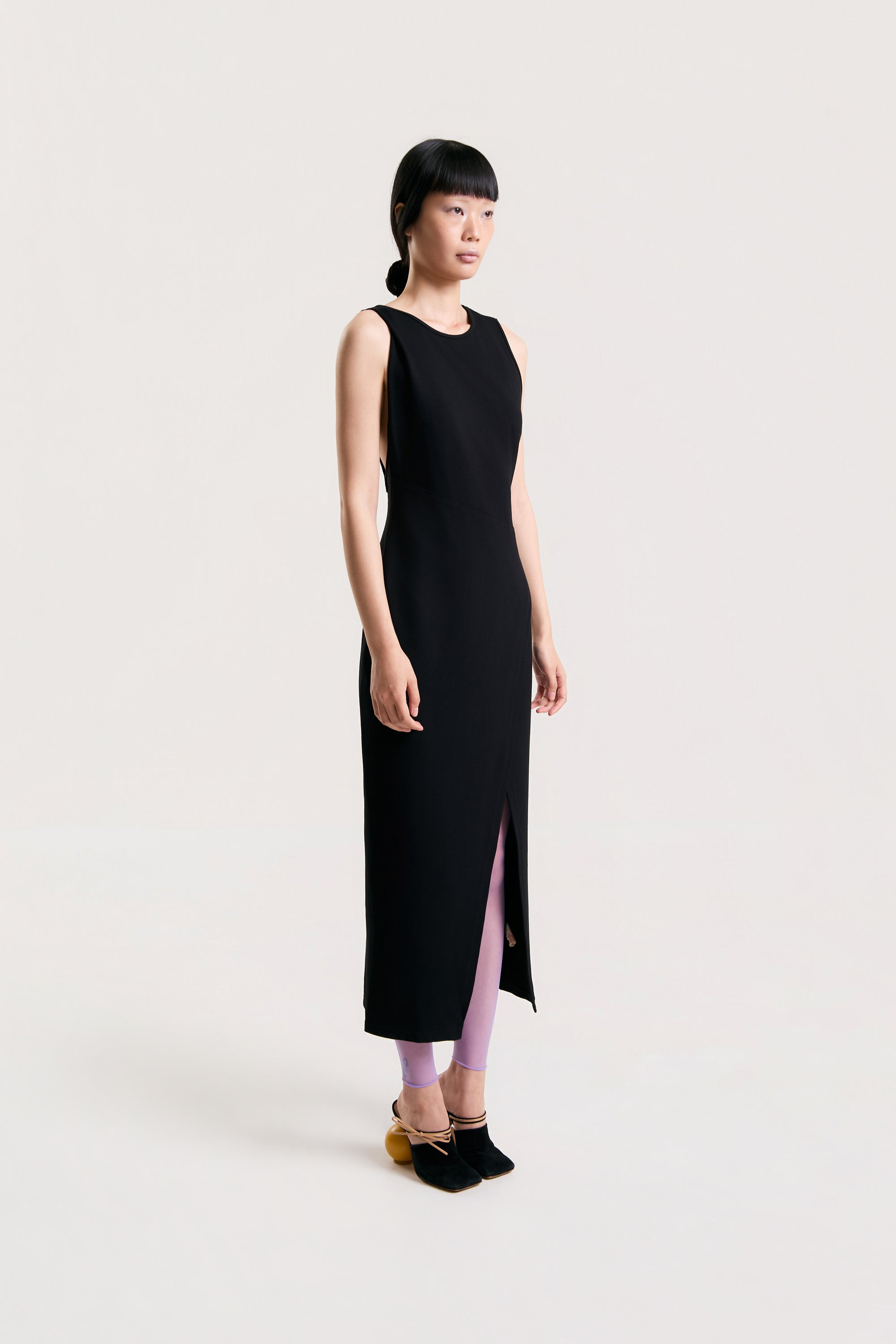 OTHER STORE Interlock Open-Back Midi Dress