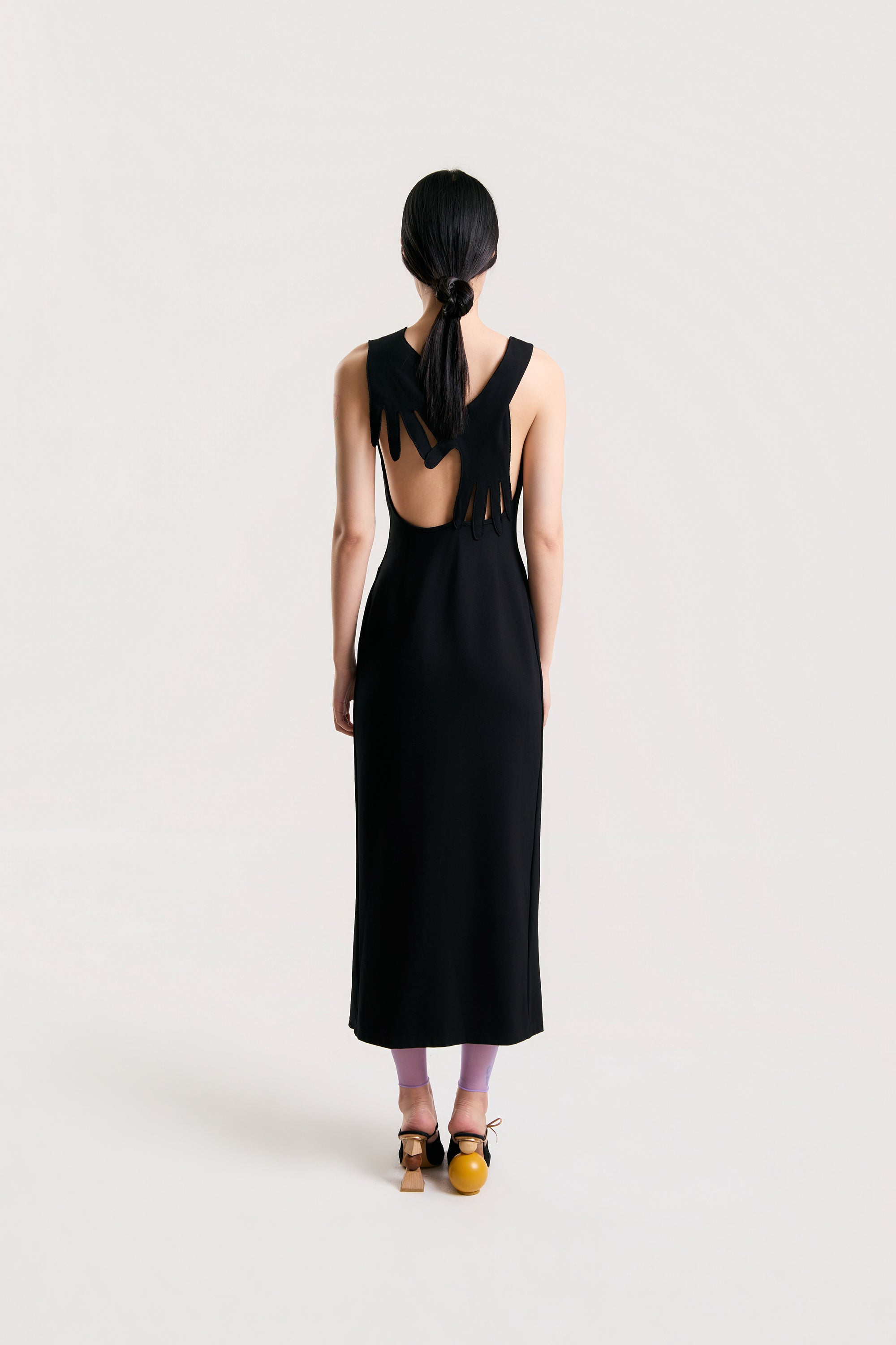 OTHER STORE Interlock Open-Back Midi Dress
