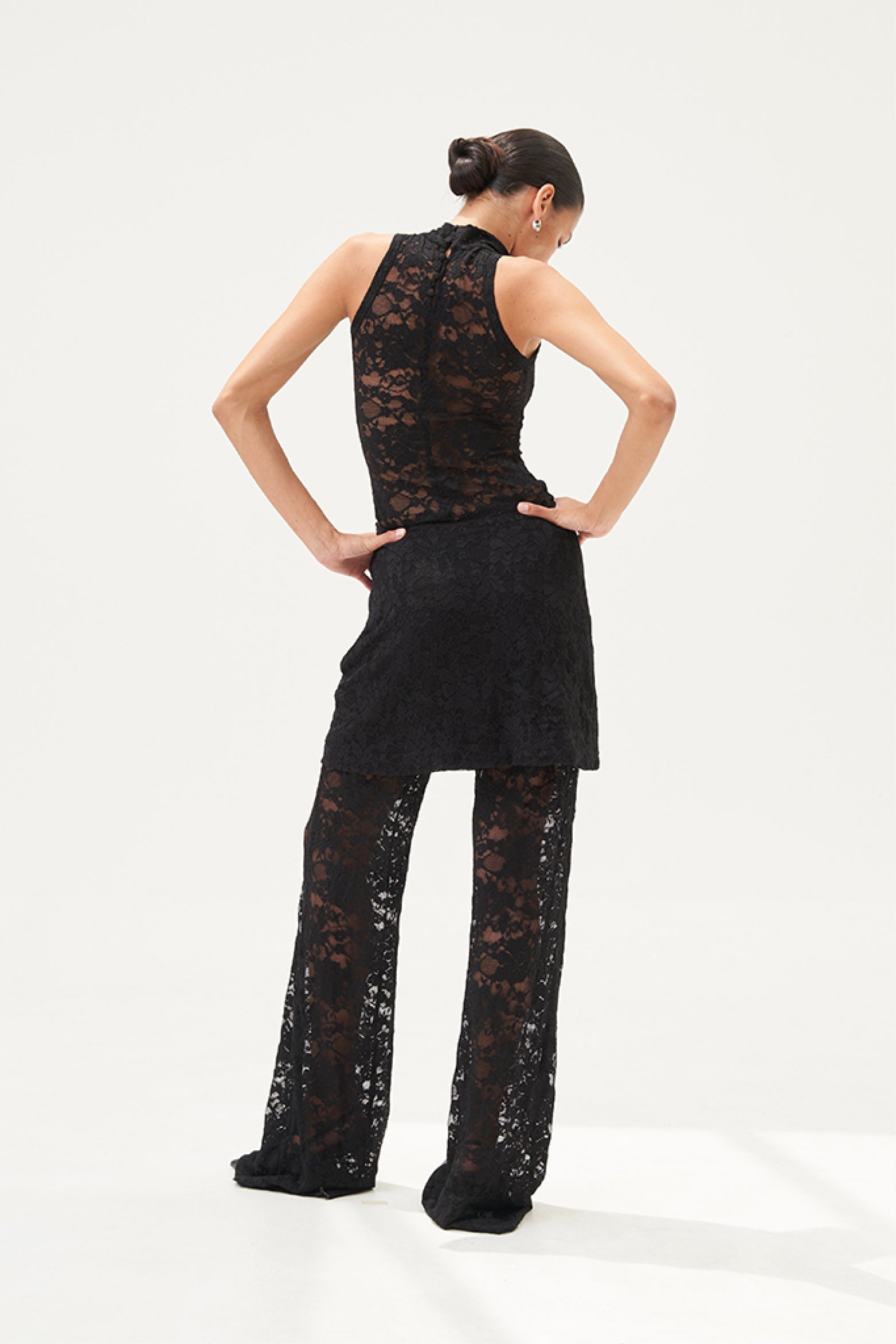 Lucia Skirted Lace Pants